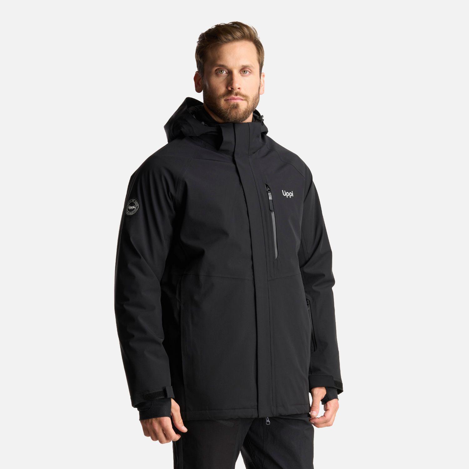 Chaqueta Hombre Andes B-Dry Hoody Jacket Negro Lippi I24-2