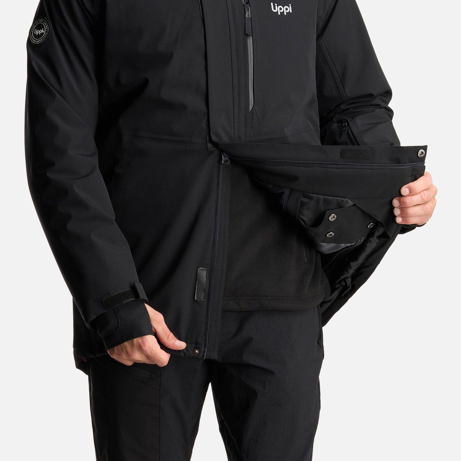Chaqueta Hombre Andes B-Dry Hoody Jacket Negro Lippi-5