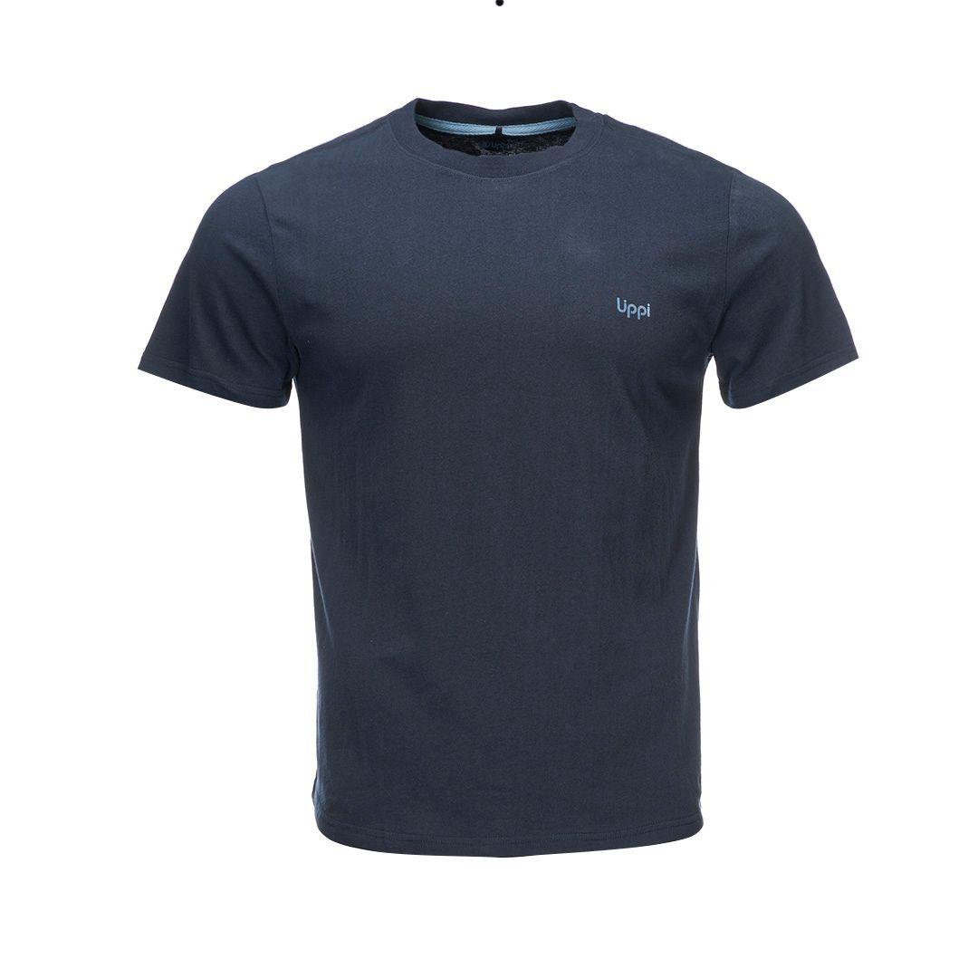 Polera Hombre Base Camp UV-Stop T-Shirt Azul Noche Lippi-0