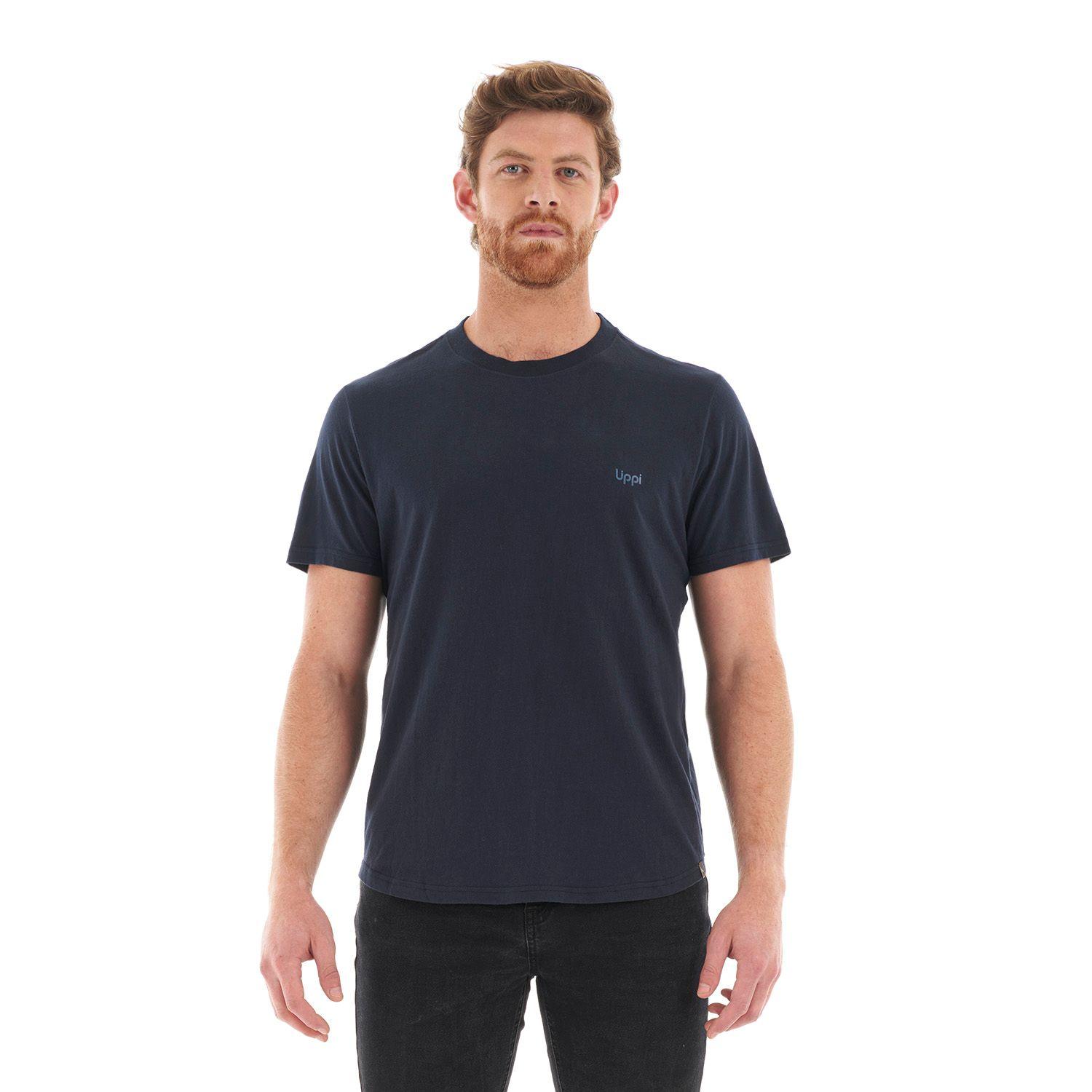 Polera Hombre Base Camp UV-Stop T-Shirt Azul Noche Lippi-1