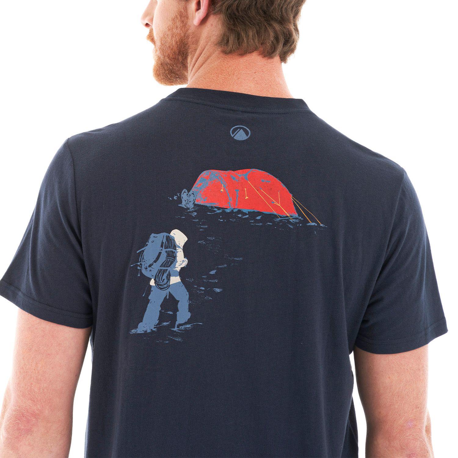 Polera Hombre Base Camp UV-Stop T-Shirt Azul Noche Lippi-6