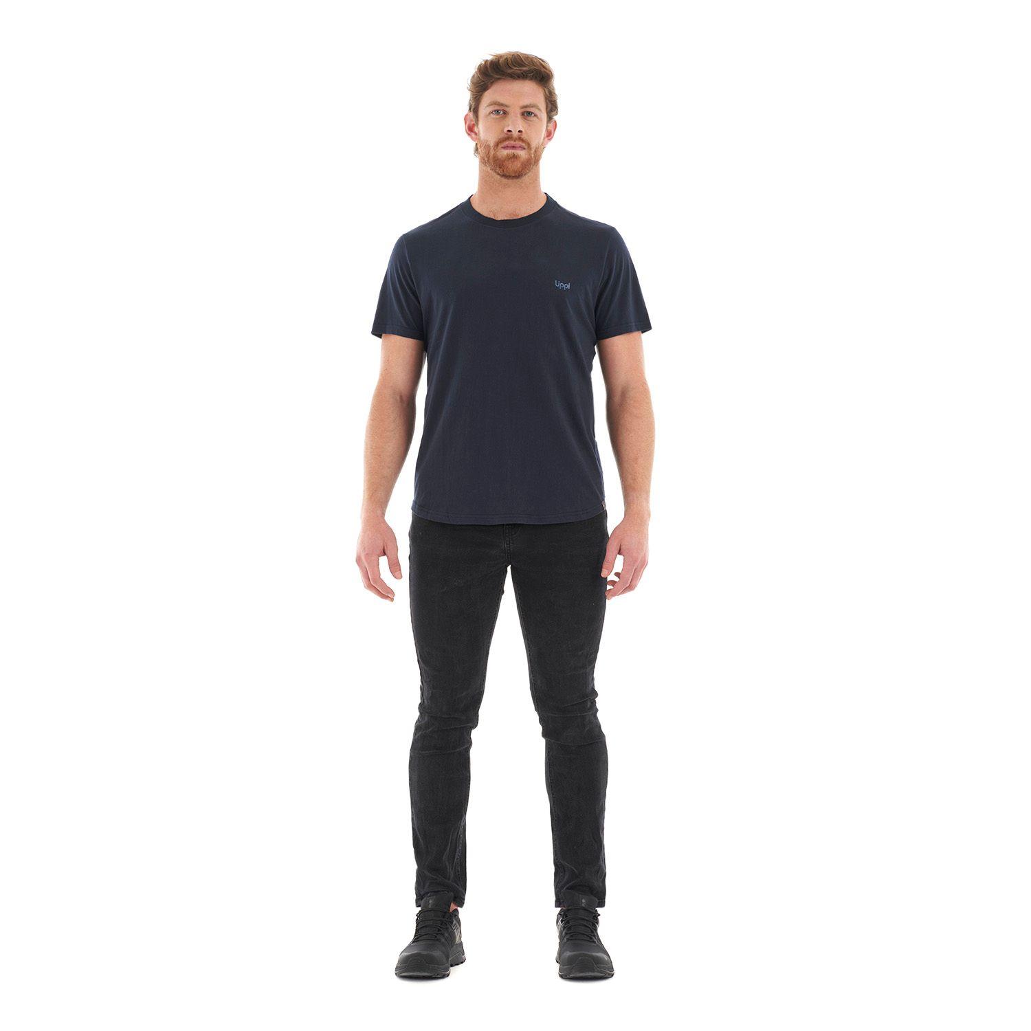 Polera Hombre Base Camp UV-Stop T-Shirt Azul Noche Lippi-7