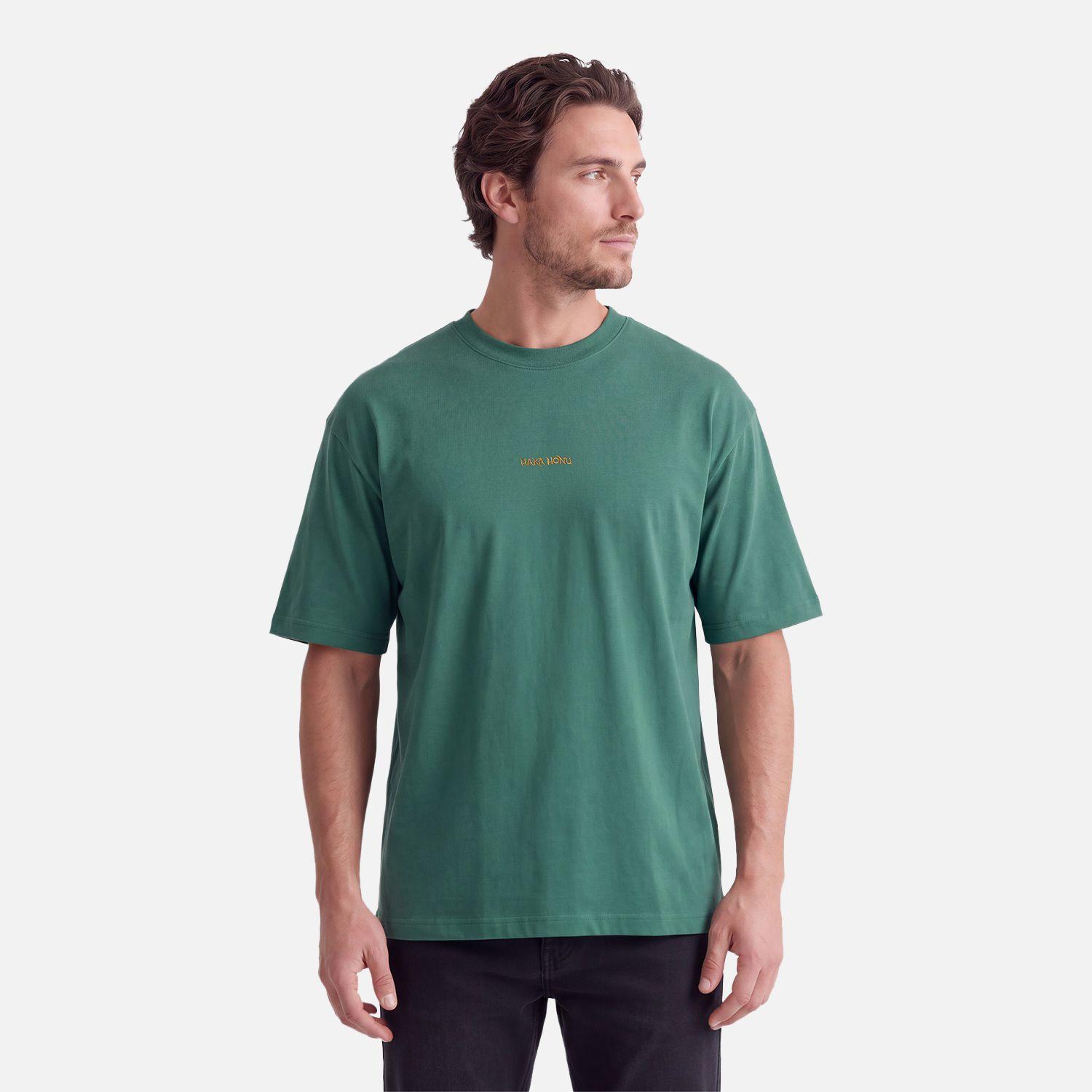 Polera Hombre Que Heavy Esmeralda Haka Honu V27-0