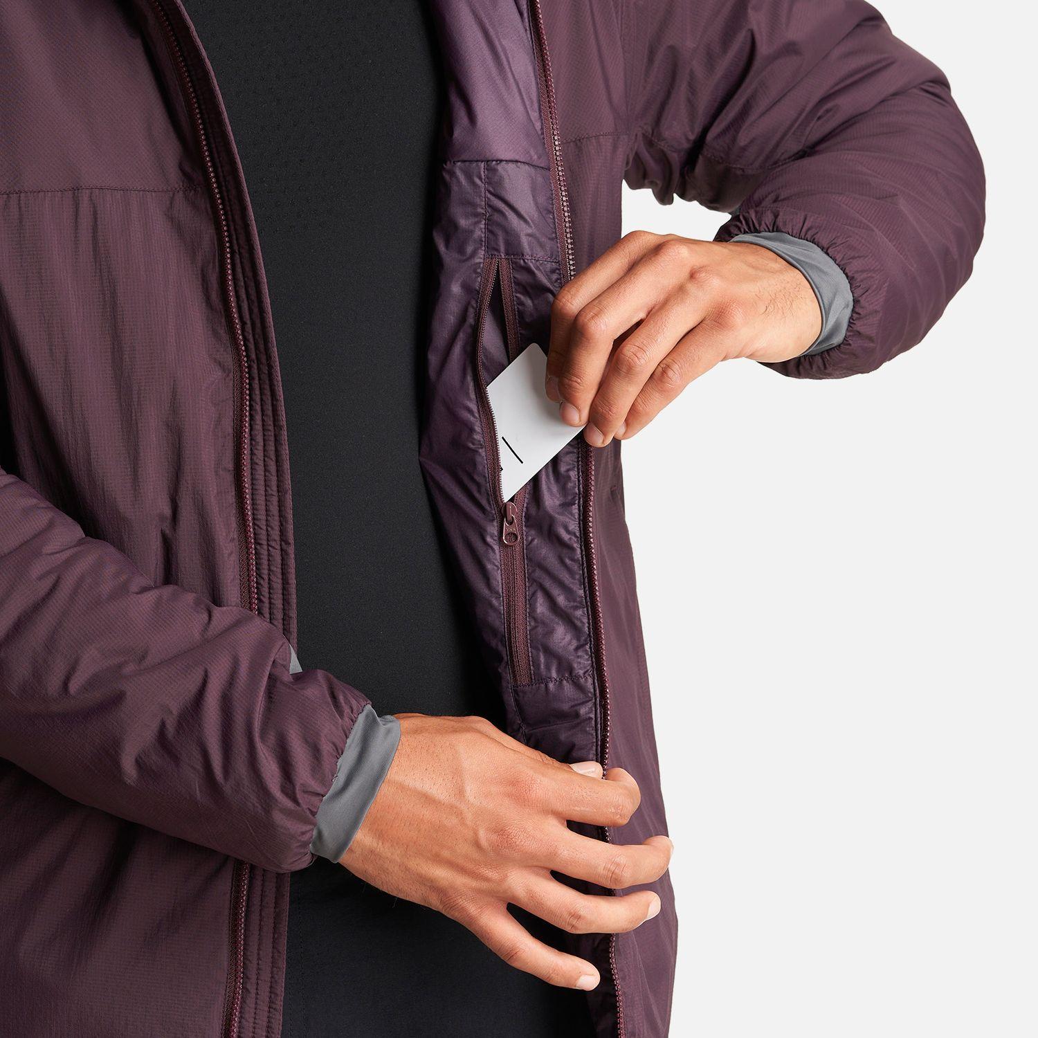 Chaqueta Hombre Spry Steam-Pro Hoody Jacket Burdeo Lippi-6