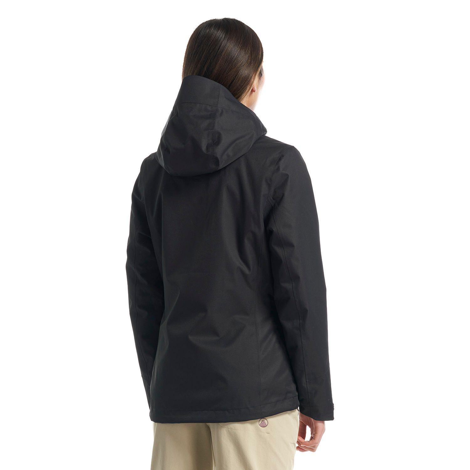 Chaqueta Mujer Tres Cruces Fusion-3 Hoody Jacket Negro / Negro Lippi V22-4
