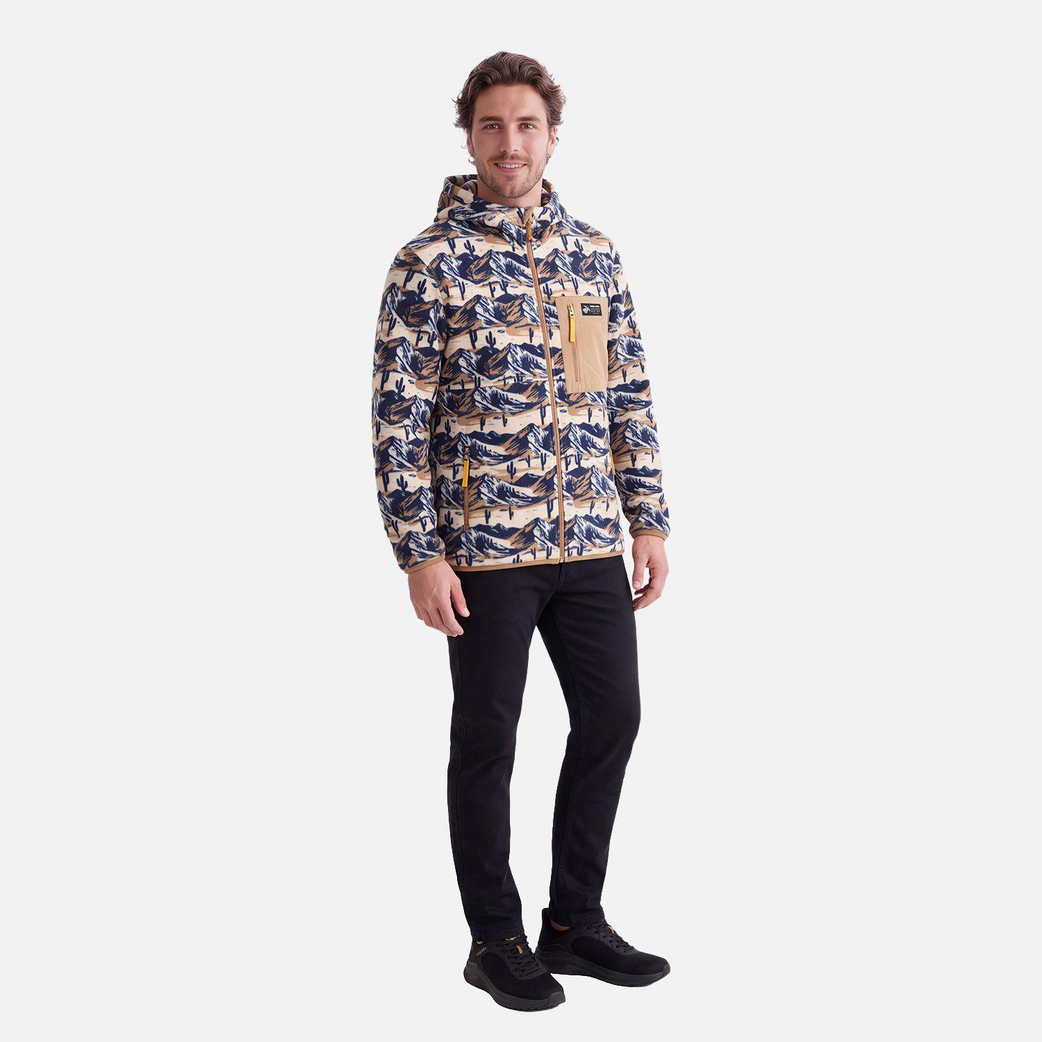 Polar Hombre Leñero Print Crema Haka Honu V27-2