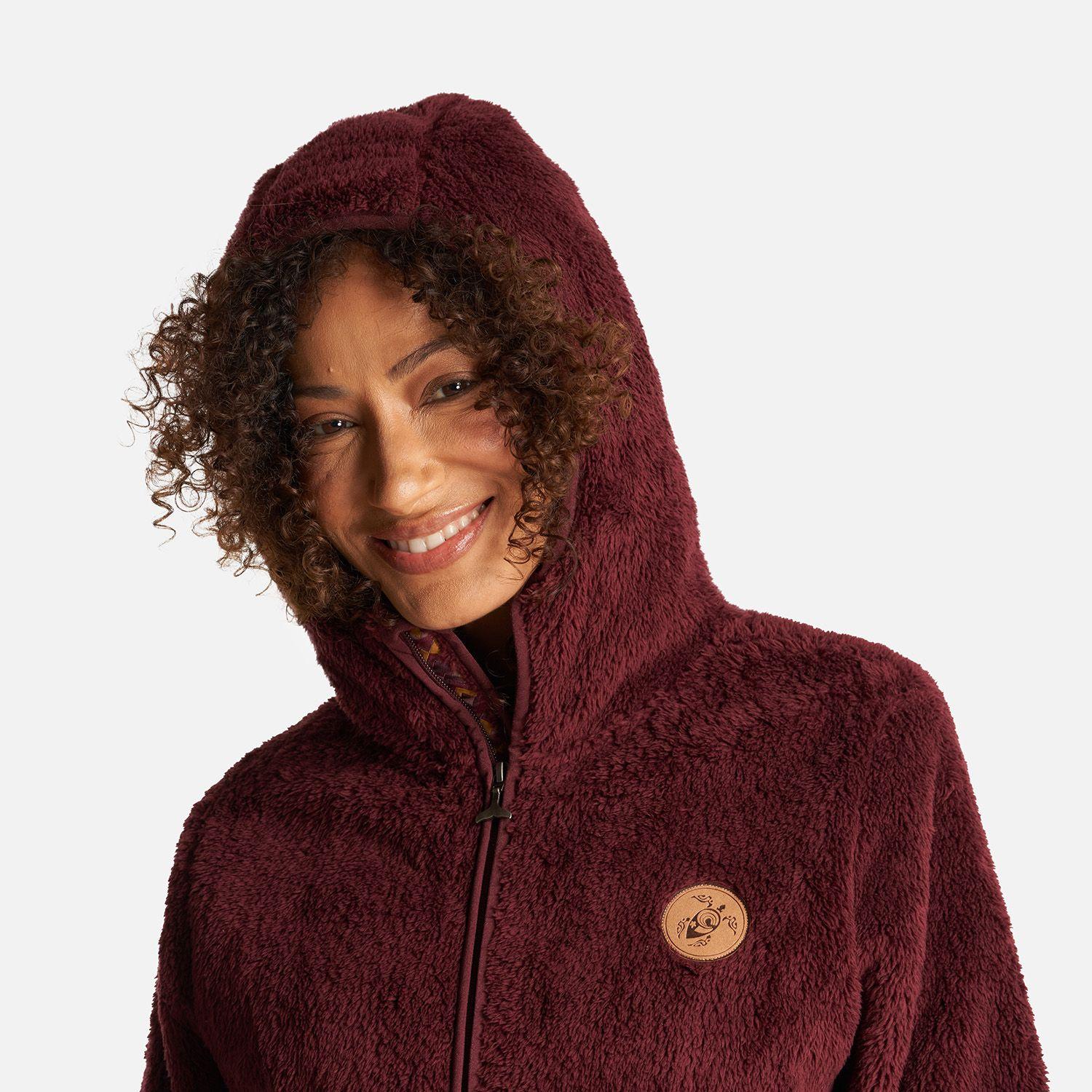 Chaqueta Mujer Calur-oso Burdeo Haka Honu I23-4