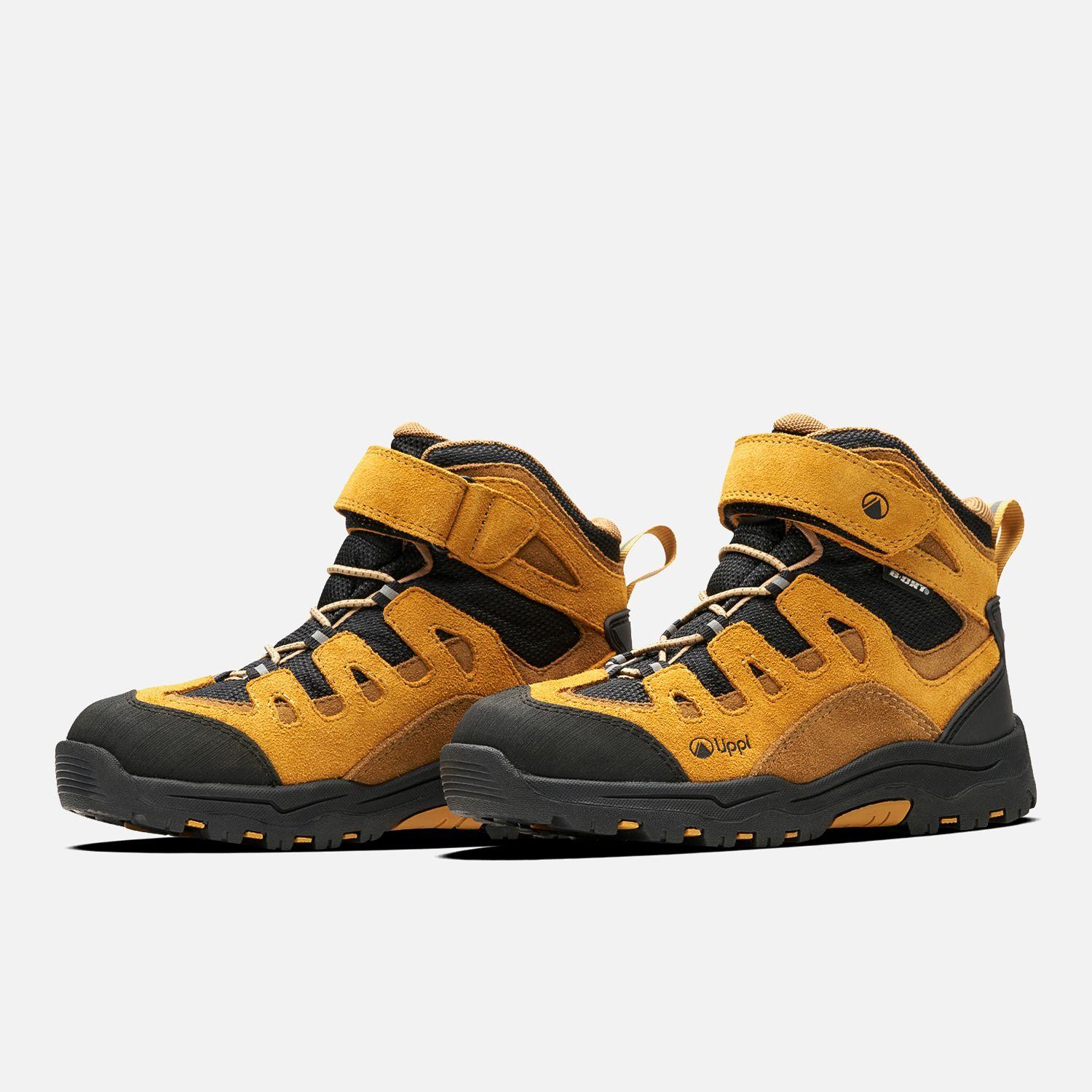 Botín Hombre Puelo Cs Hi Velcro Negro / Mostaza Lippi V26-2