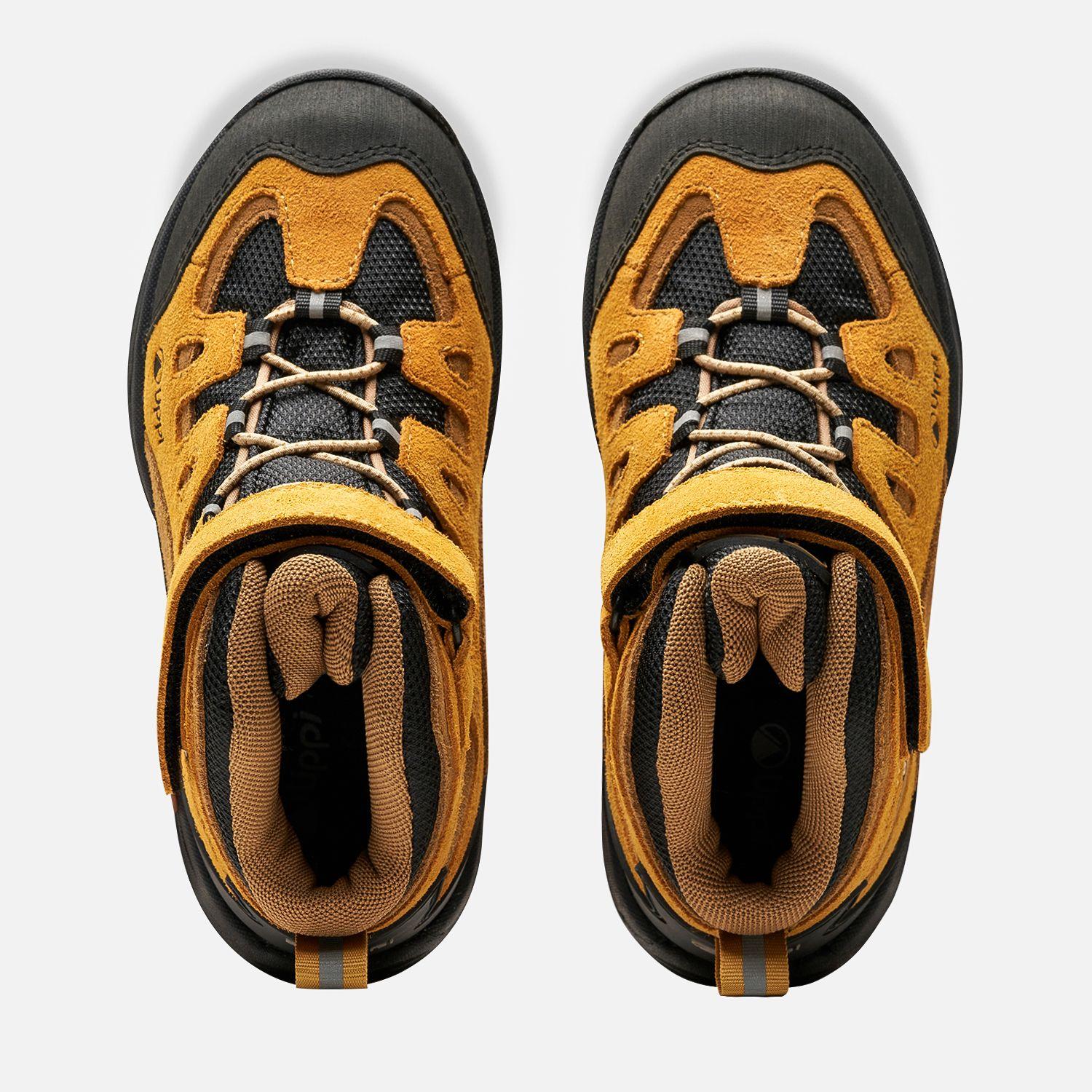 Botín Hombre Puelo Cs Hi Velcro Negro / Mostaza Lippi V26-5