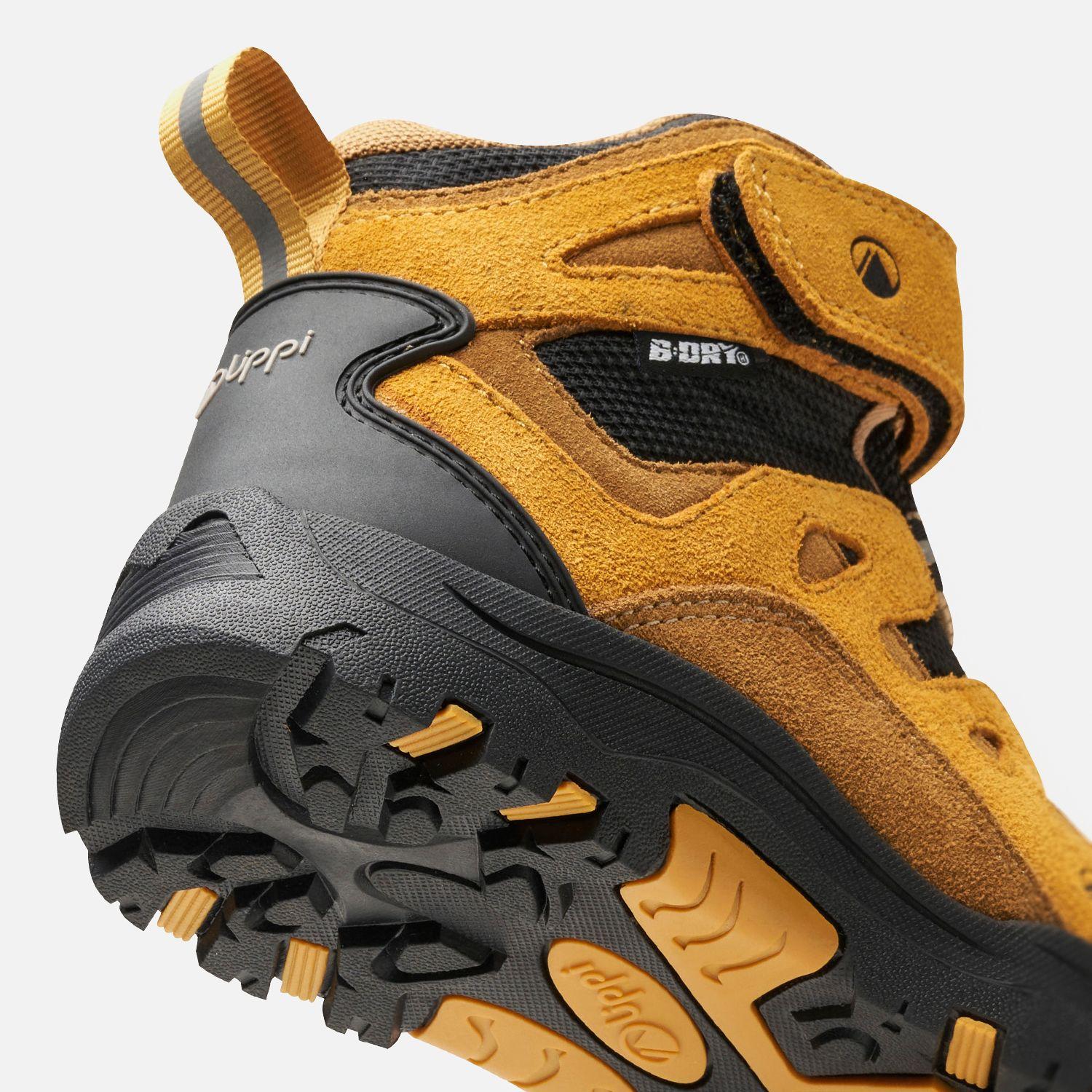 Botín Hombre Puelo Cs Hi Velcro Negro / Mostaza Lippi V26-7