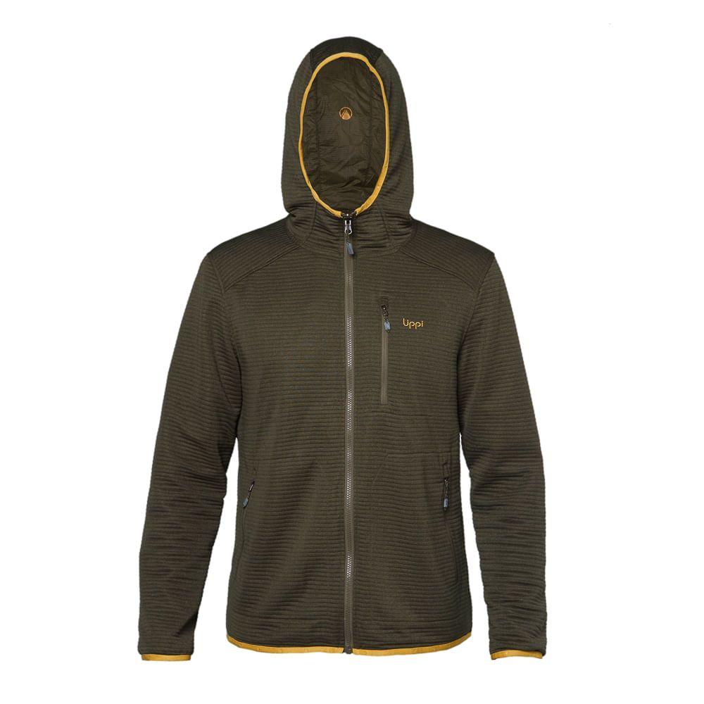 Chaqueta Hombre Two Faces Windbreaker Hoody Jacket Verde Militar Lippi-0