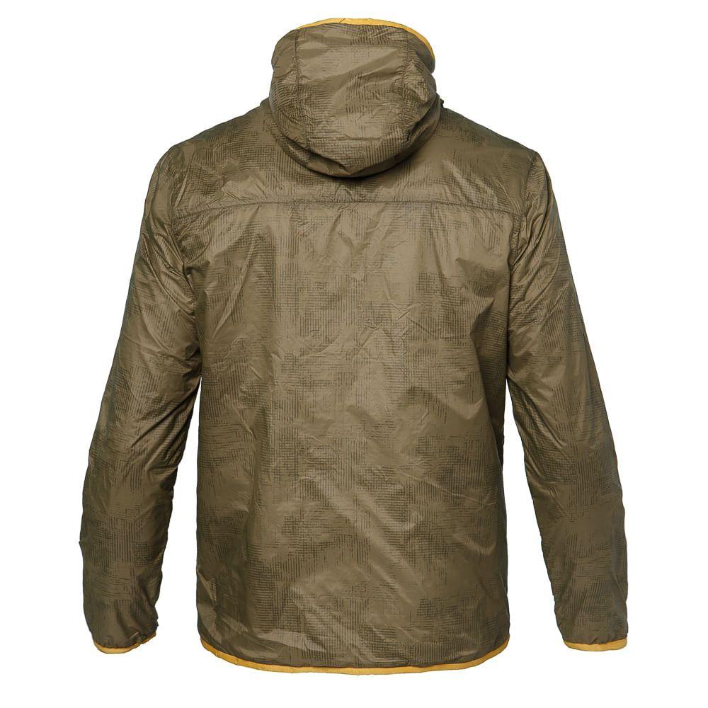 Chaqueta Hombre Two Faces Windbreaker Hoody Jacket Verde Militar Lippi-7