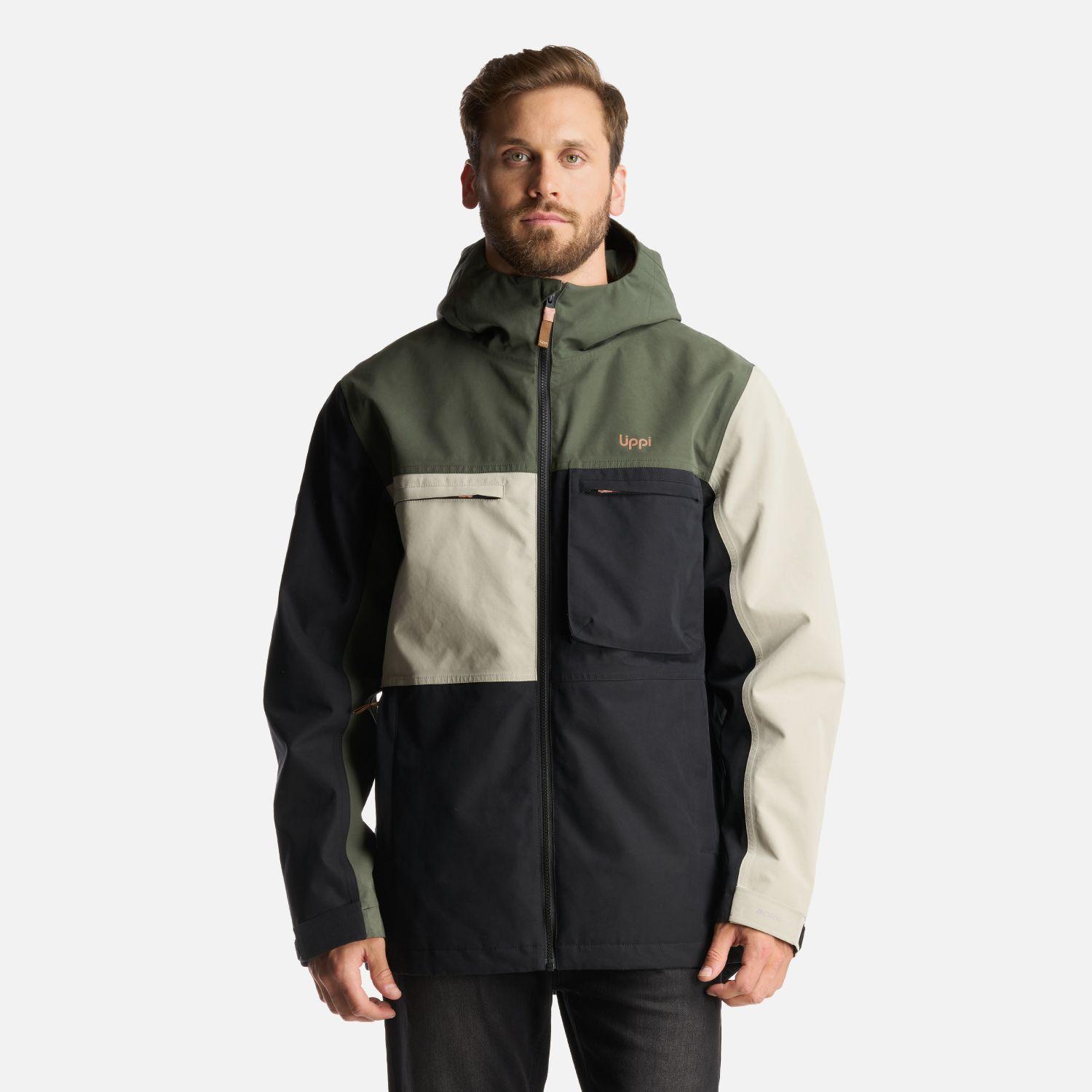 Chaqueta Hombre Citizen Warm B-Dry Hoody Jacket Verde Militar Lippi I24-1