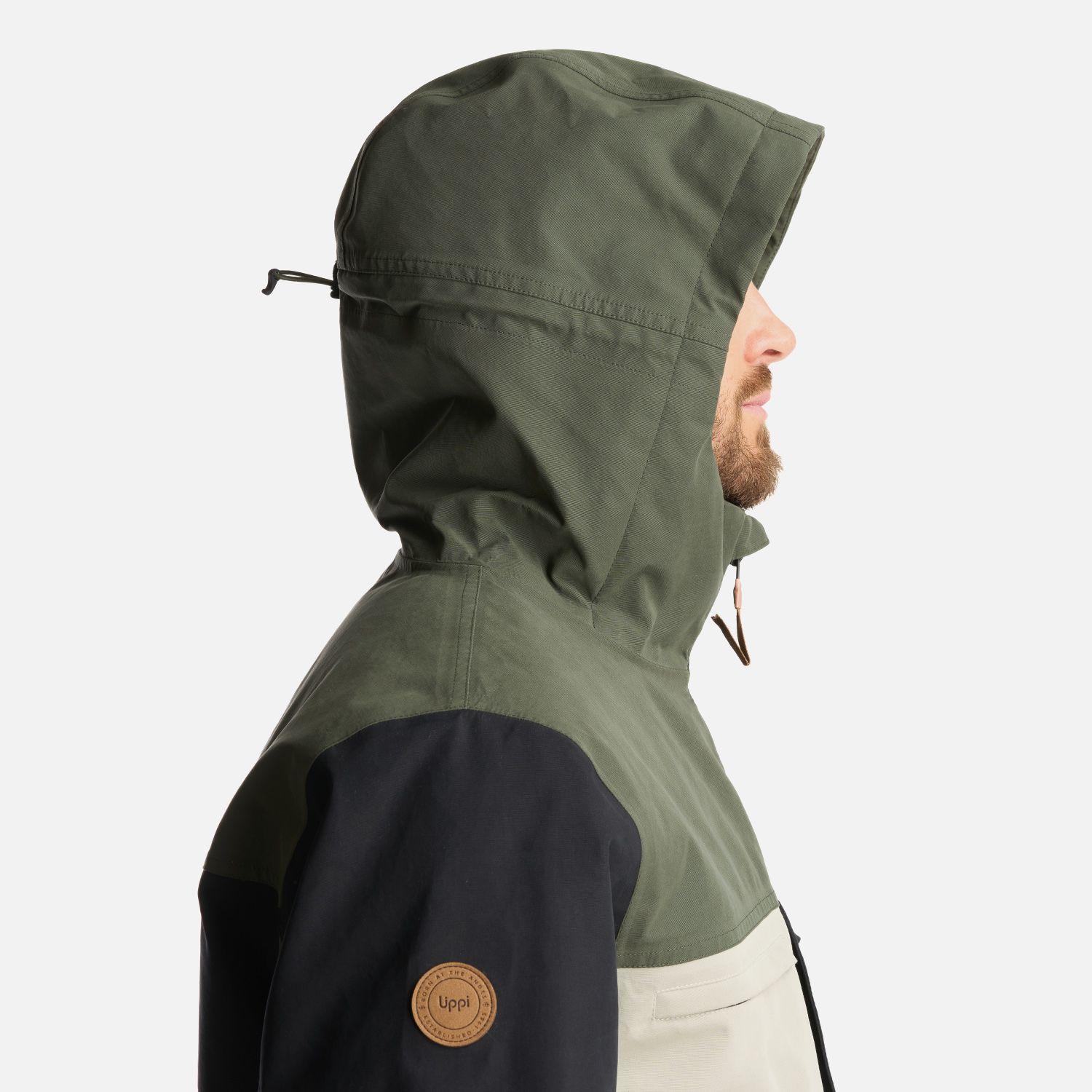 Chaqueta Hombre Citizen Warm B-Dry Hoody Jacket Verde Militar Lippi I24-5