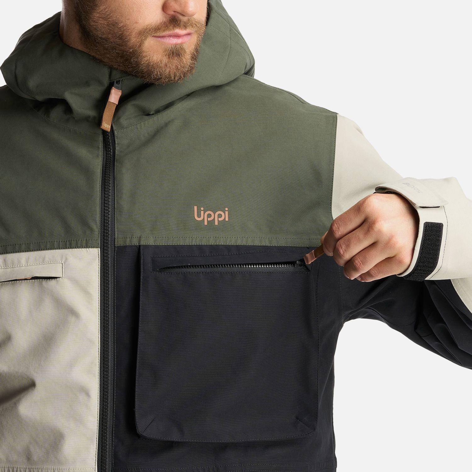 Chaqueta Hombre Citizen Warm B-Dry Hoody Jacket Verde Militar Lippi I24-6