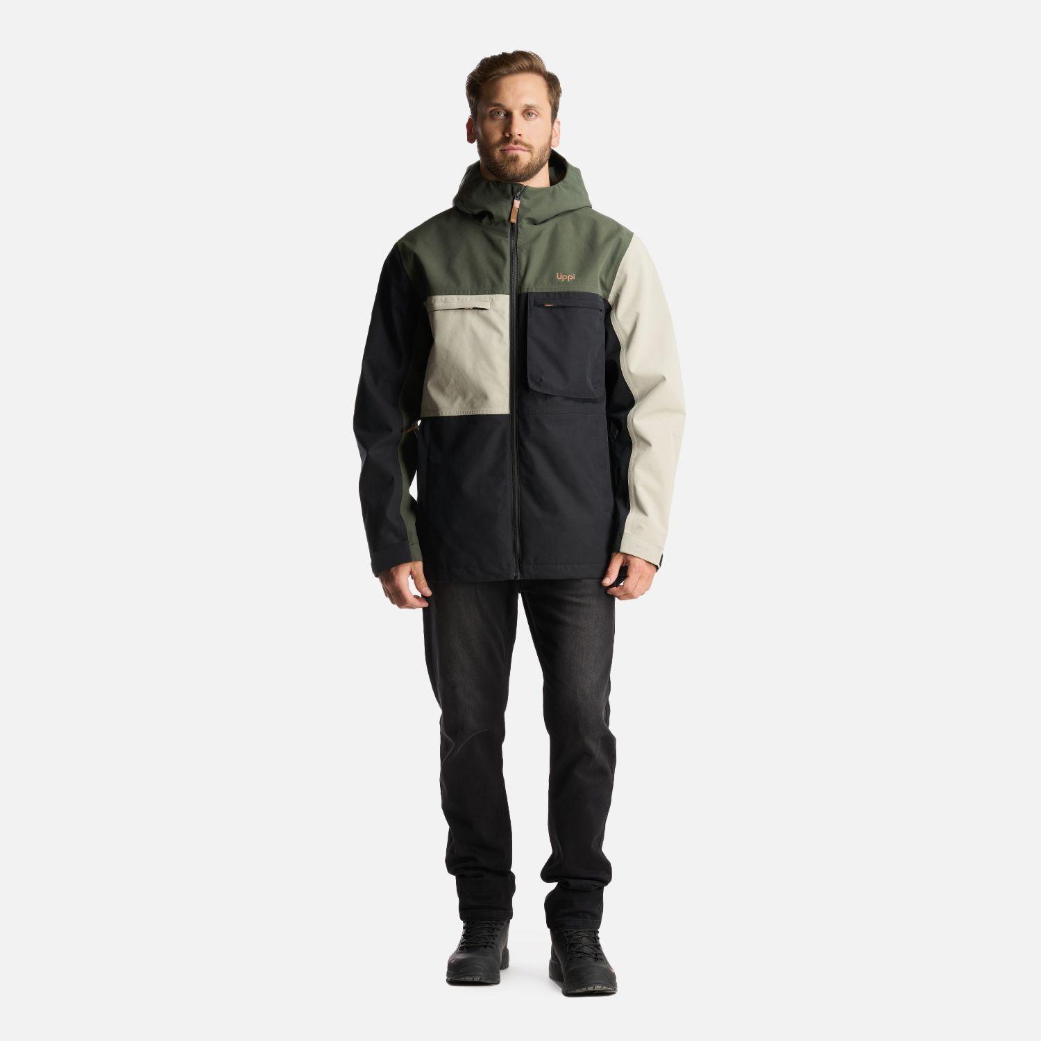 Chaqueta Hombre Citizen Warm B-Dry Hoody Jacket Verde Militar Lippi I24-8