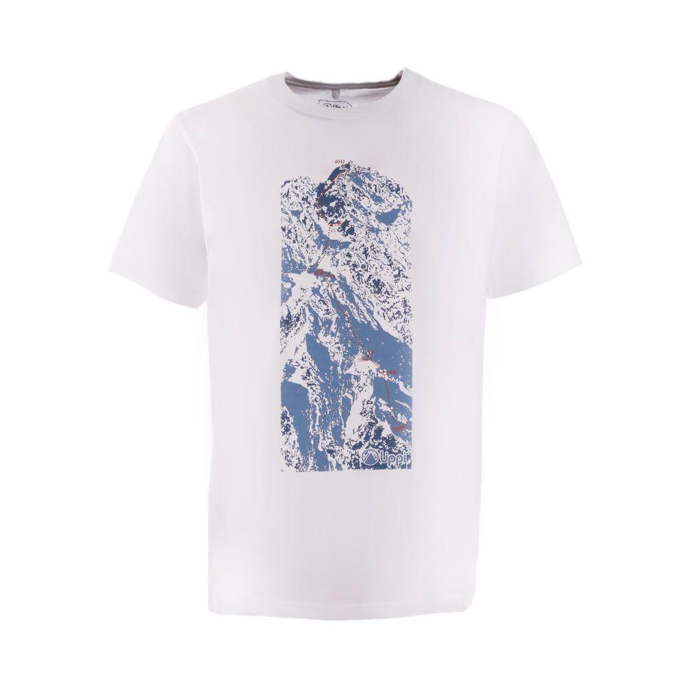 Polera Hombre Direct Line Cotton T-Shirt Short Sleeve Blanco Lippi-0