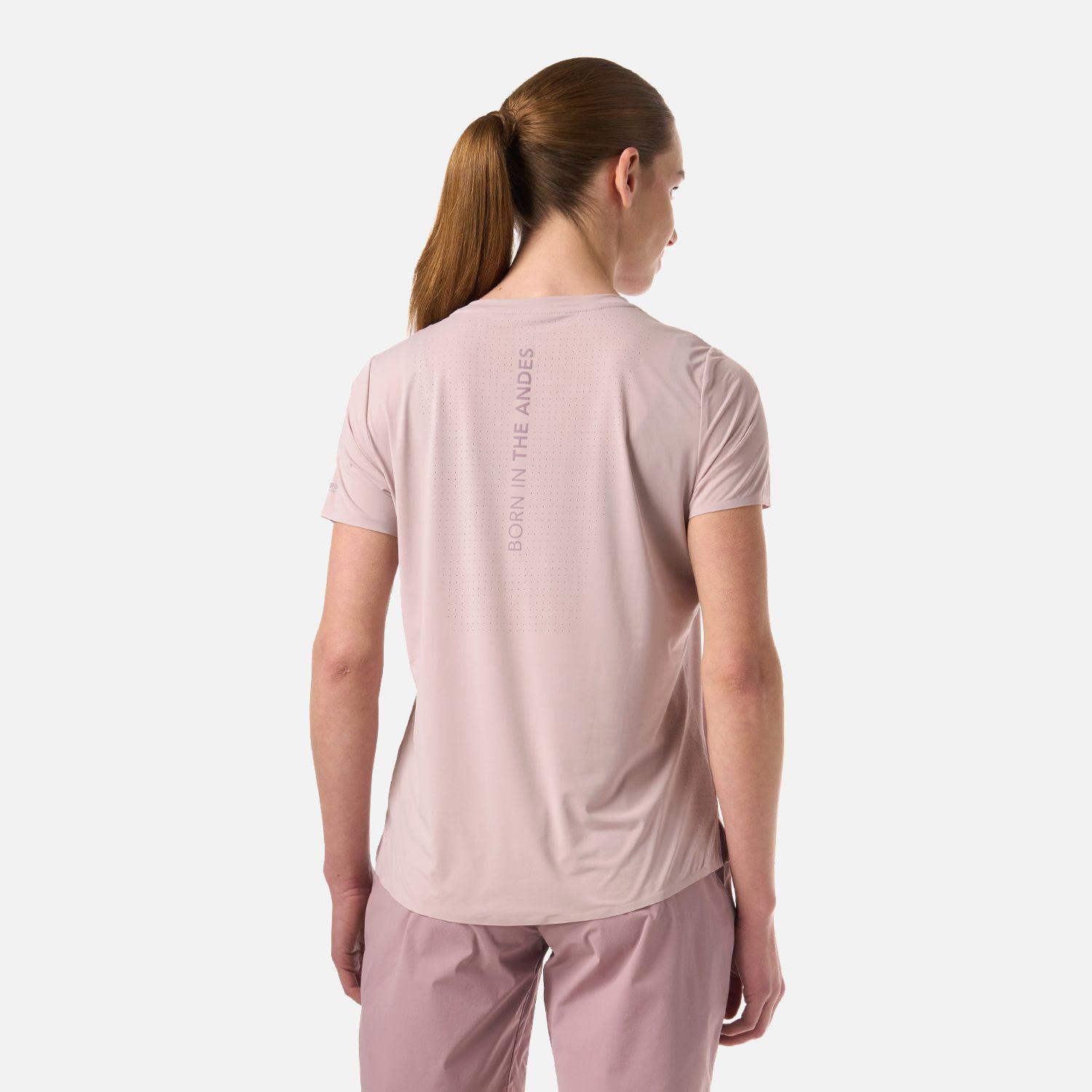 Polera Mujer Air Q-Dry T-Shirt Malva Lippi V26-2