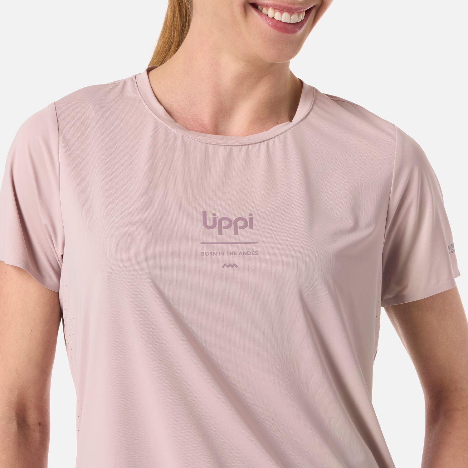 Polera Mujer Air Q-Dry T-Shirt Malva Lippi V26-3