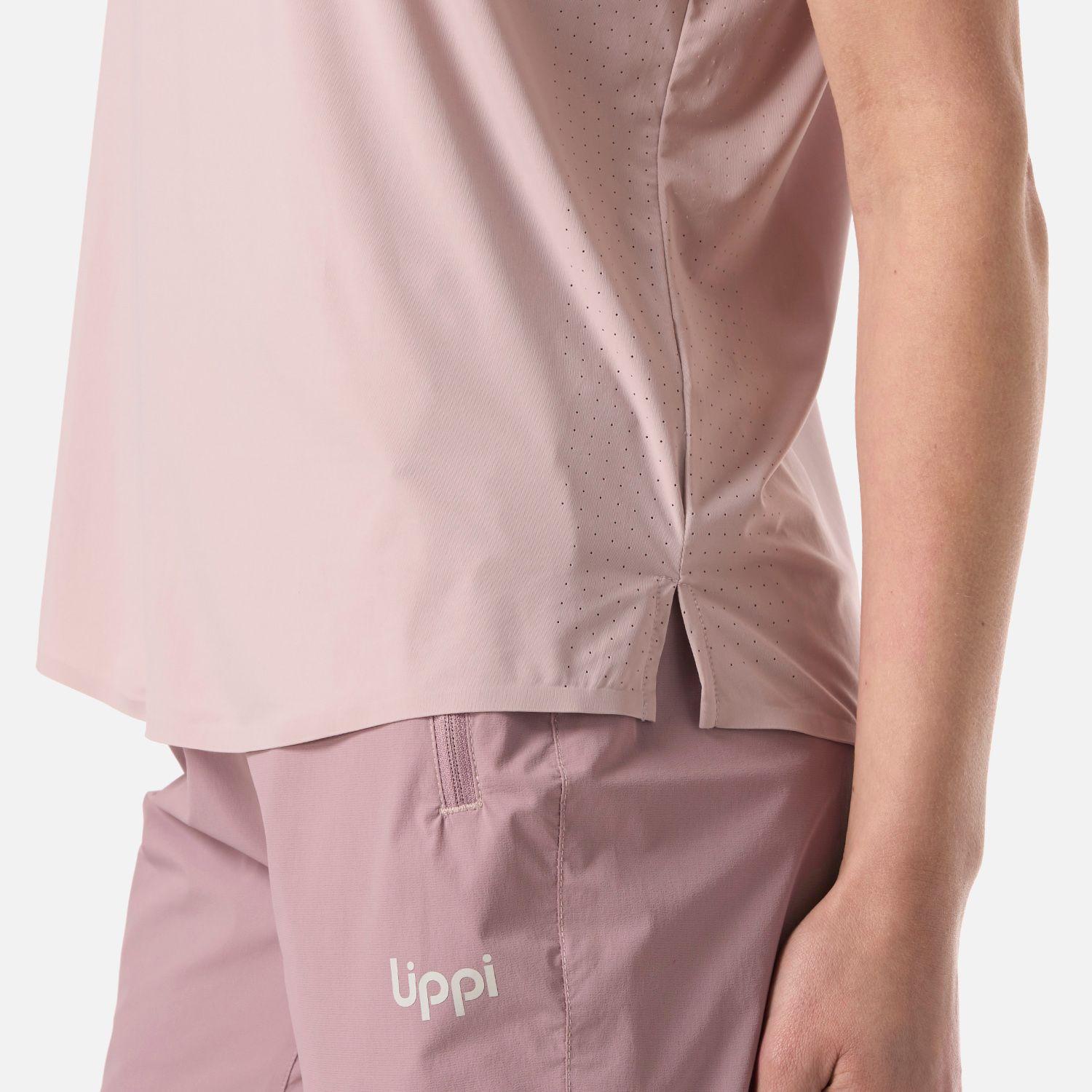 Polera Mujer Air Q-Dry T-Shirt Malva Lippi V26-5