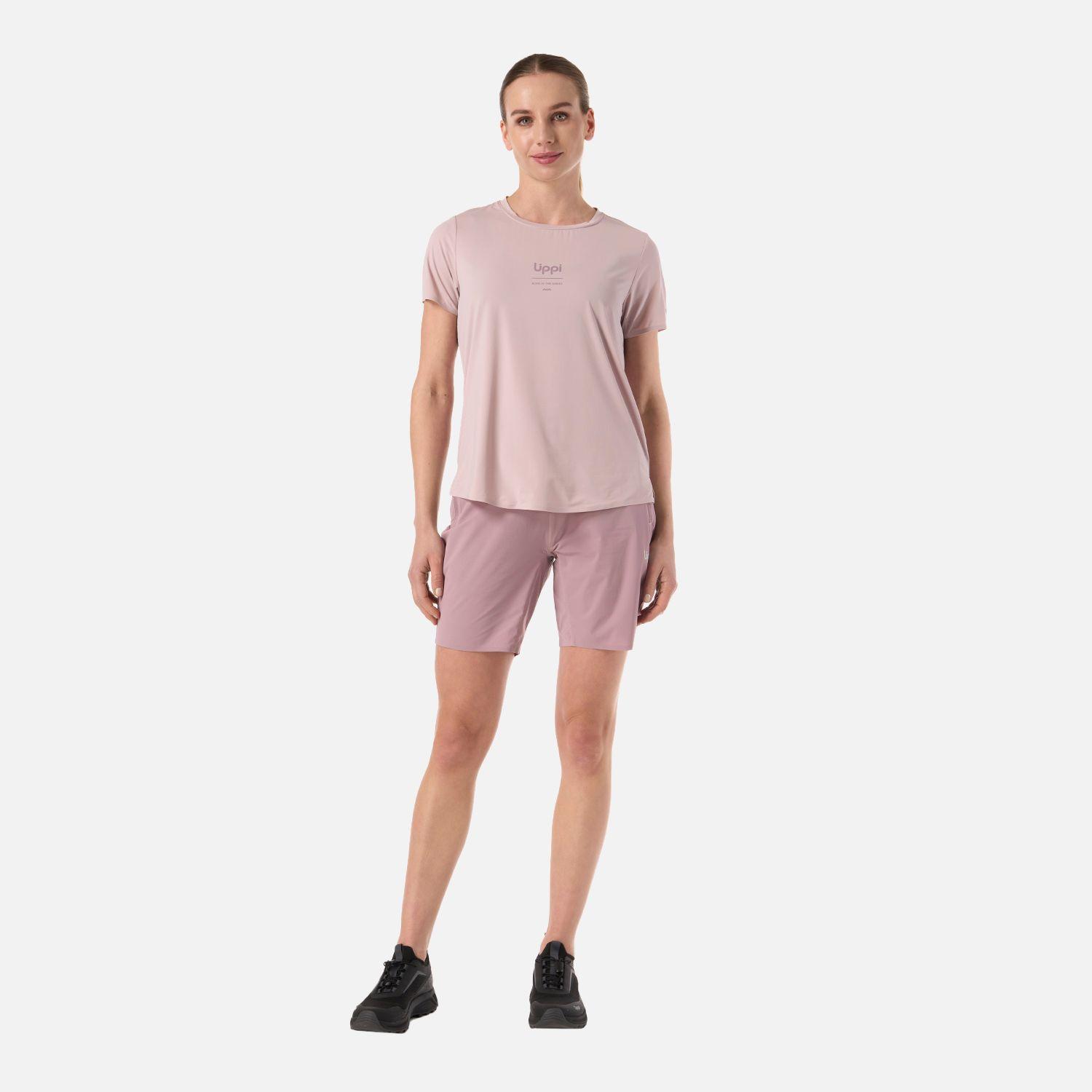 Polera Mujer Air Q-Dry T-Shirt Malva Lippi V26-6