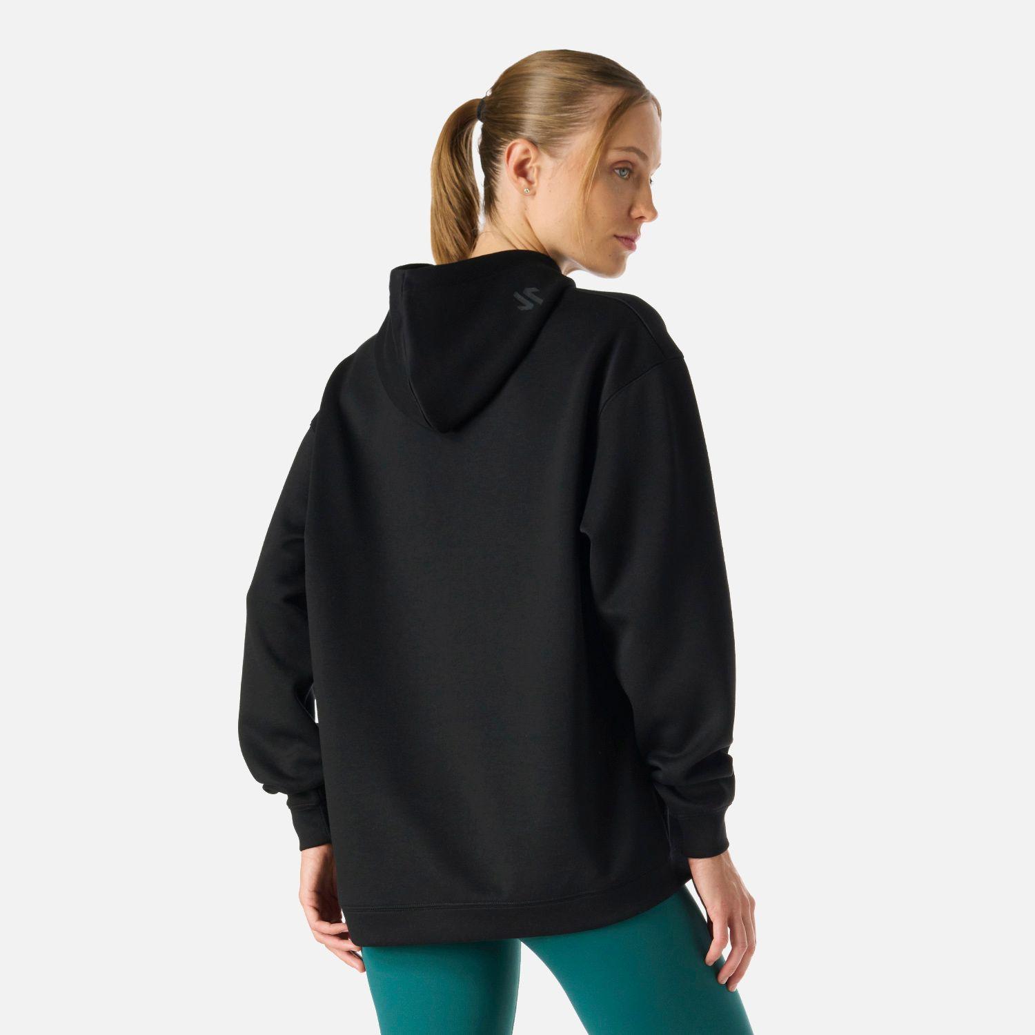Polerón Mujer Tempo Active Sweatshirt Hoody Negro Vulcano-3