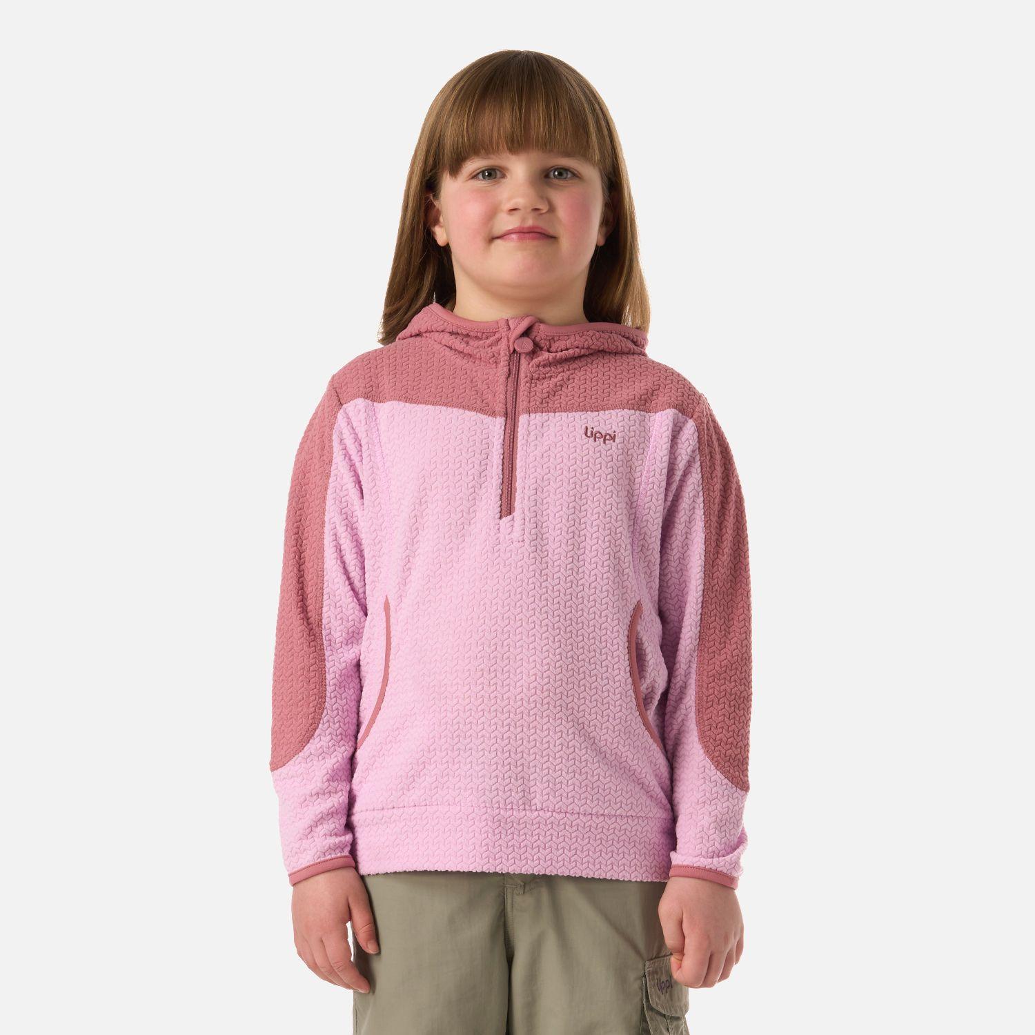 Polerón Niña Saltamontes Nano-F 1/4 Zip Hoody Rosa Lippi V26-0
