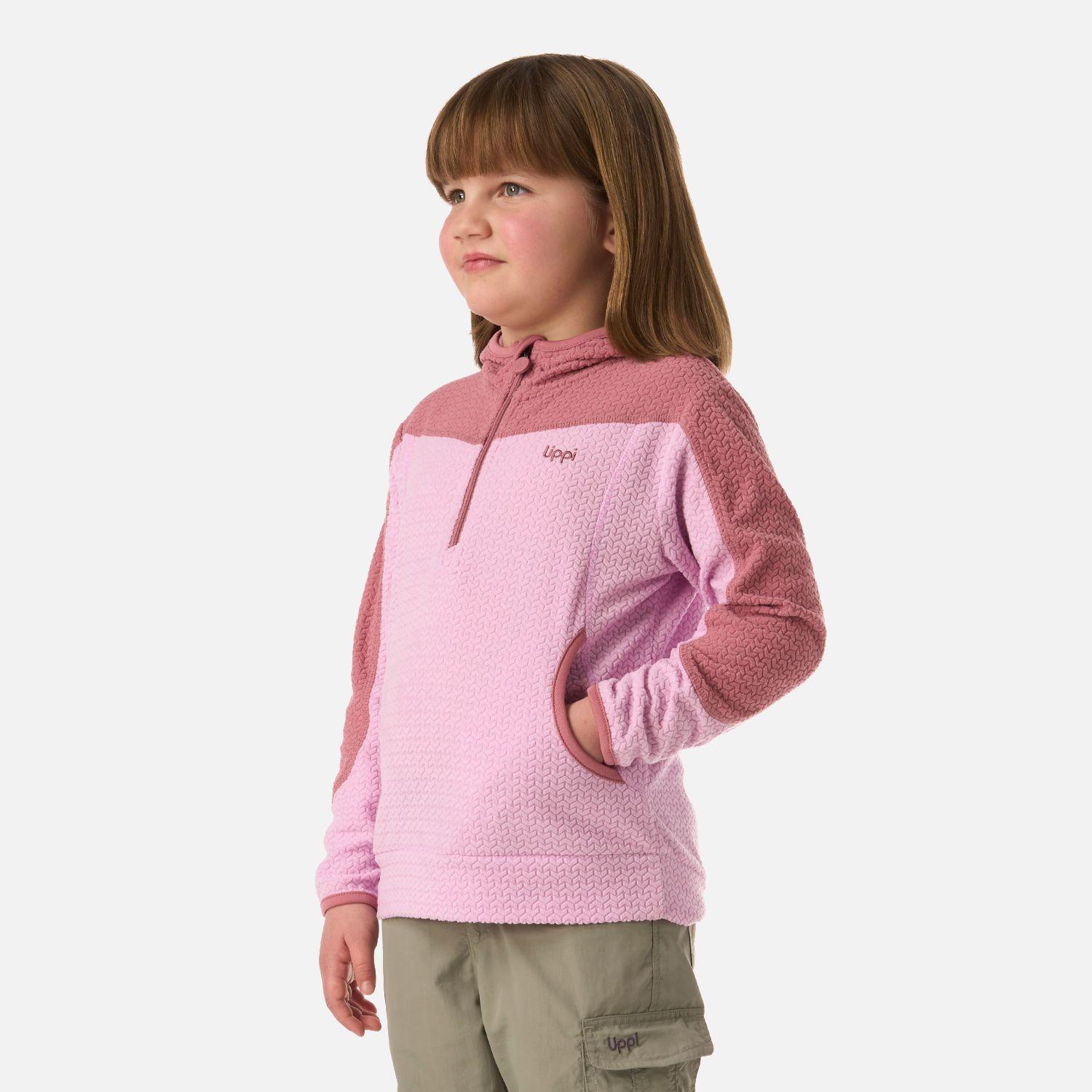 Polerón Niña Saltamontes Nano-F 1/4 Zip Hoody Rosa Lippi V26-1