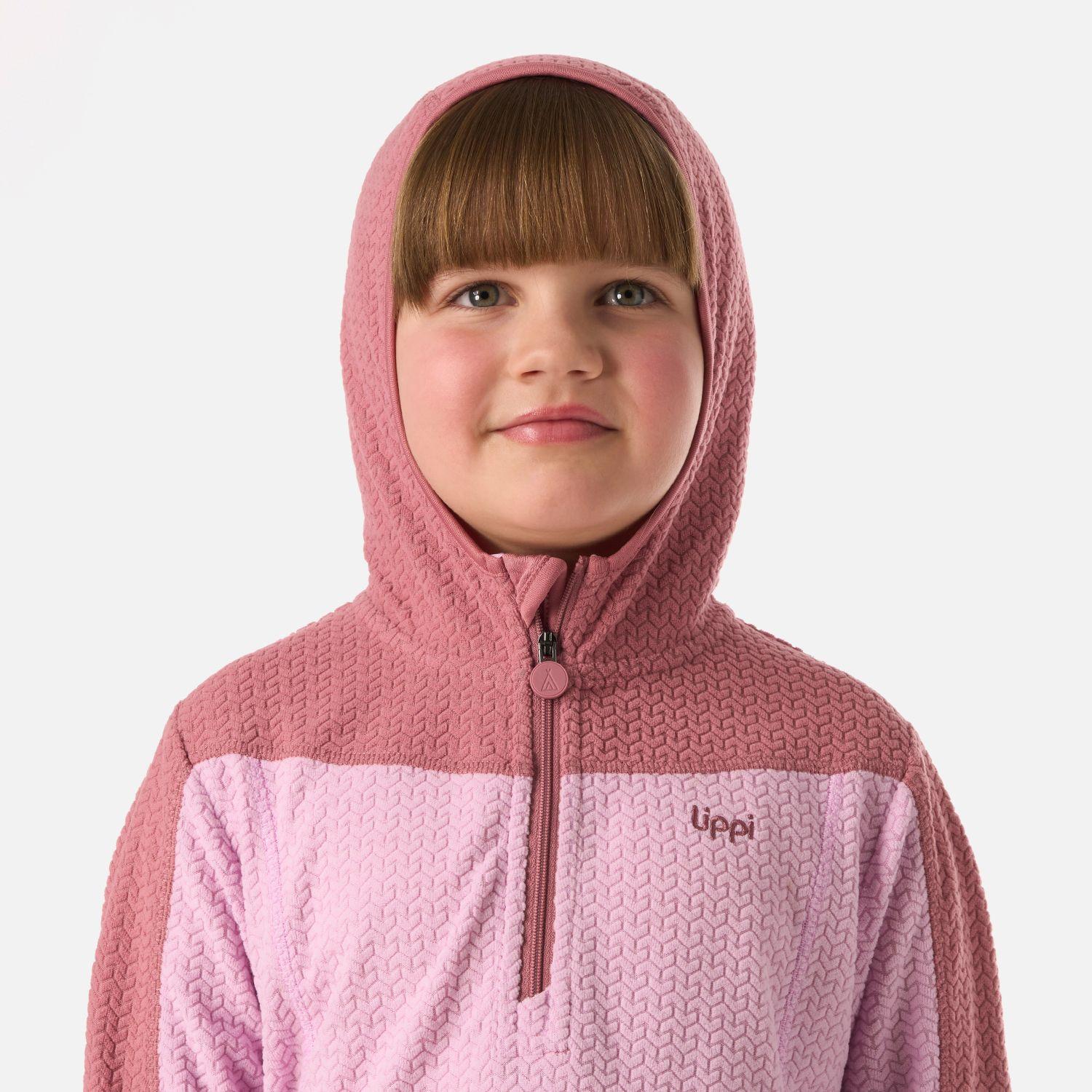 Polerón Niña Saltamontes Nano-F 1/4 Zip Hoody Rosa Lippi V26-3