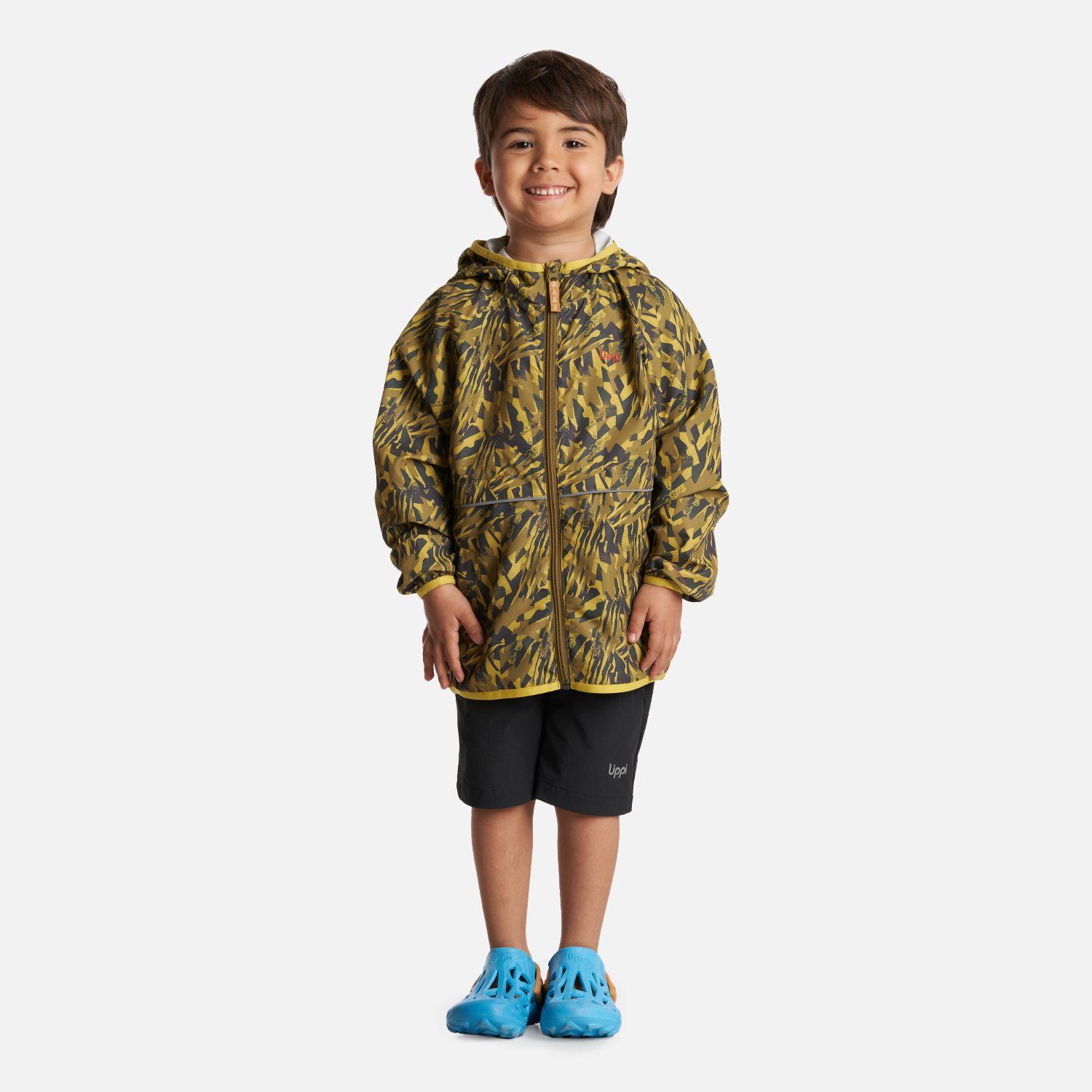 Chaqueta Niño Nightfall Windbreaker Hoody Jacket Print Verde Lippi-4