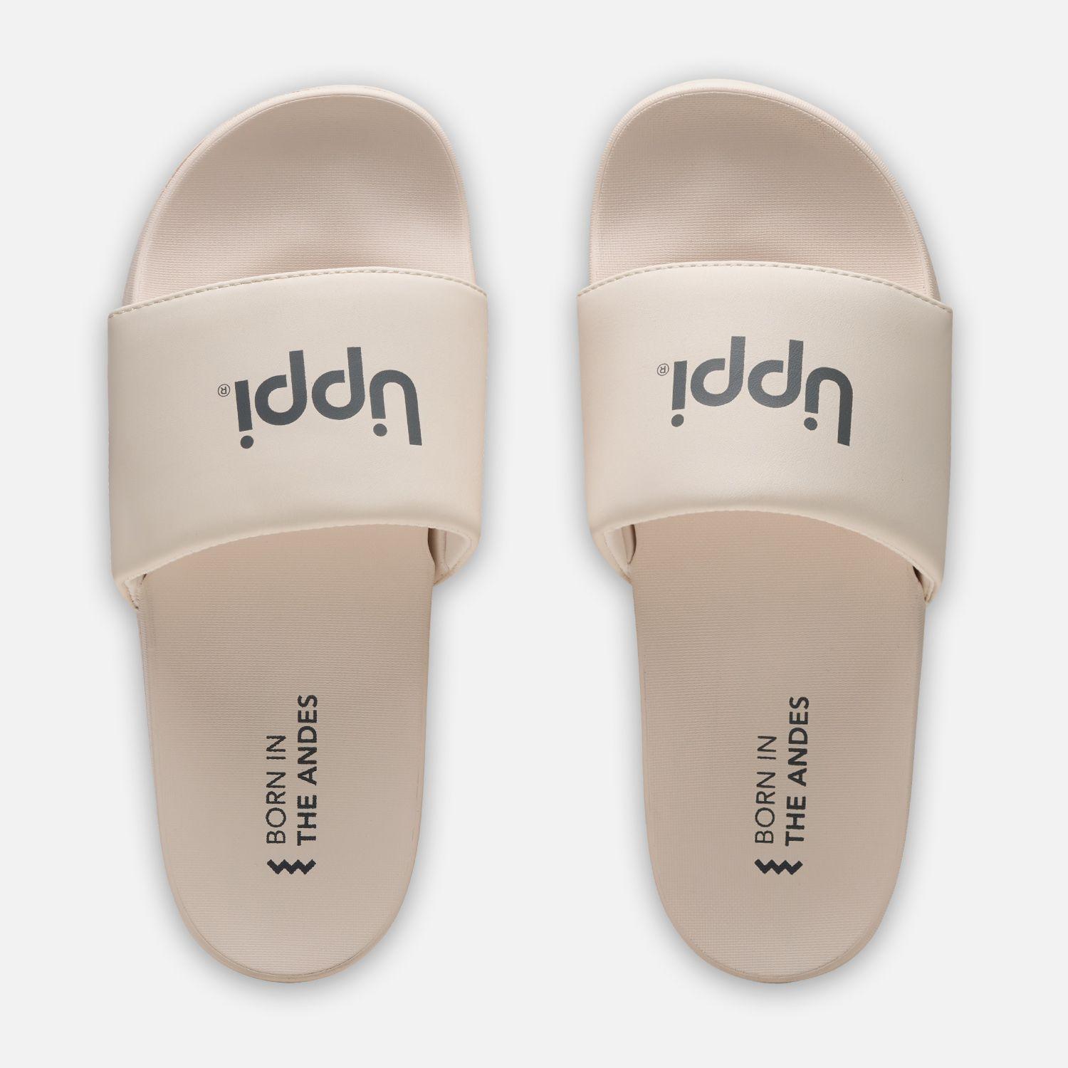 Sandalia Mujer Insigne Slide Marfil Lippi V26-5