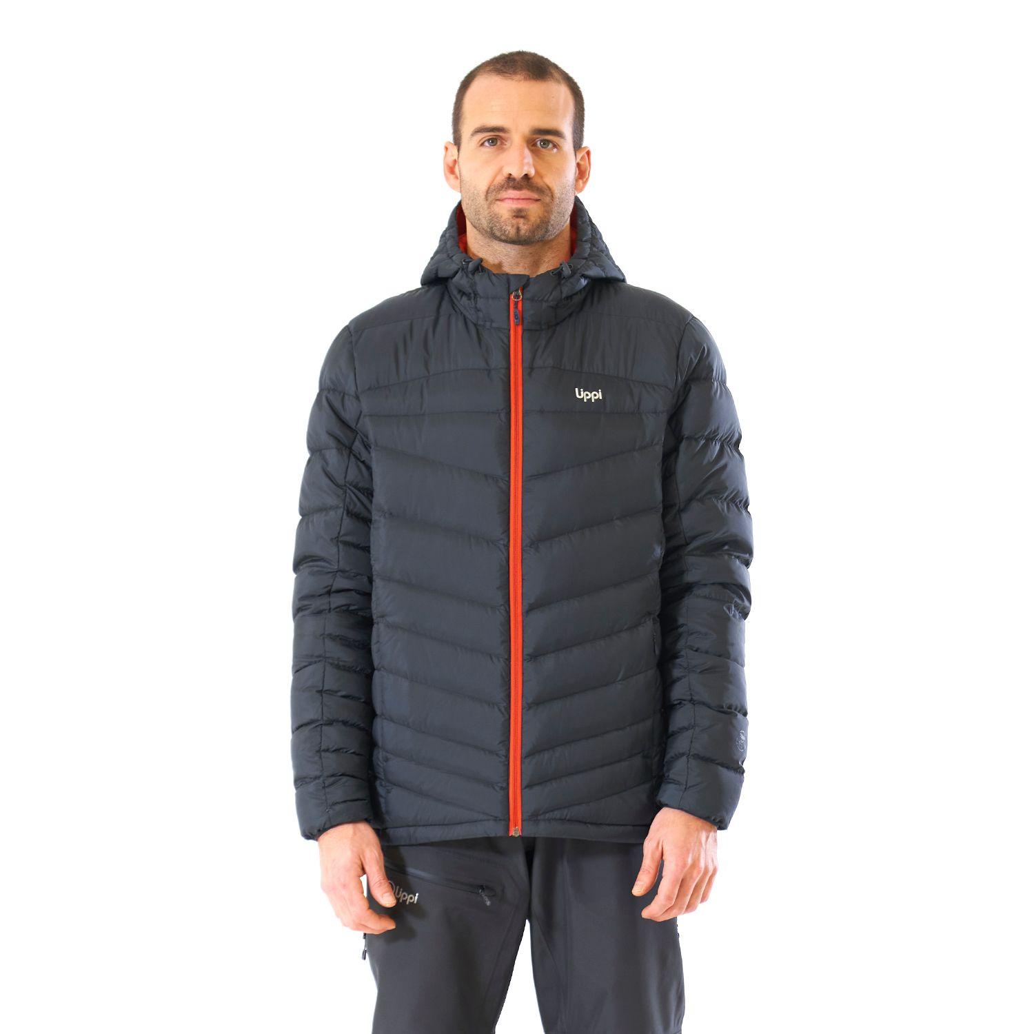 Chaqueta Hombre Bazpur Down Hoody Jacket Negro Lippi I19-1