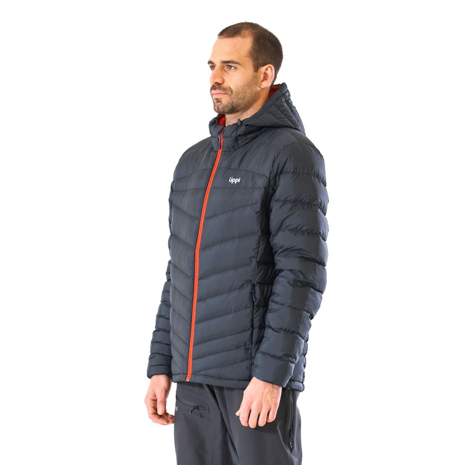 Chaqueta Hombre Bazpur Down Hoody Jacket Negro Lippi I19-2