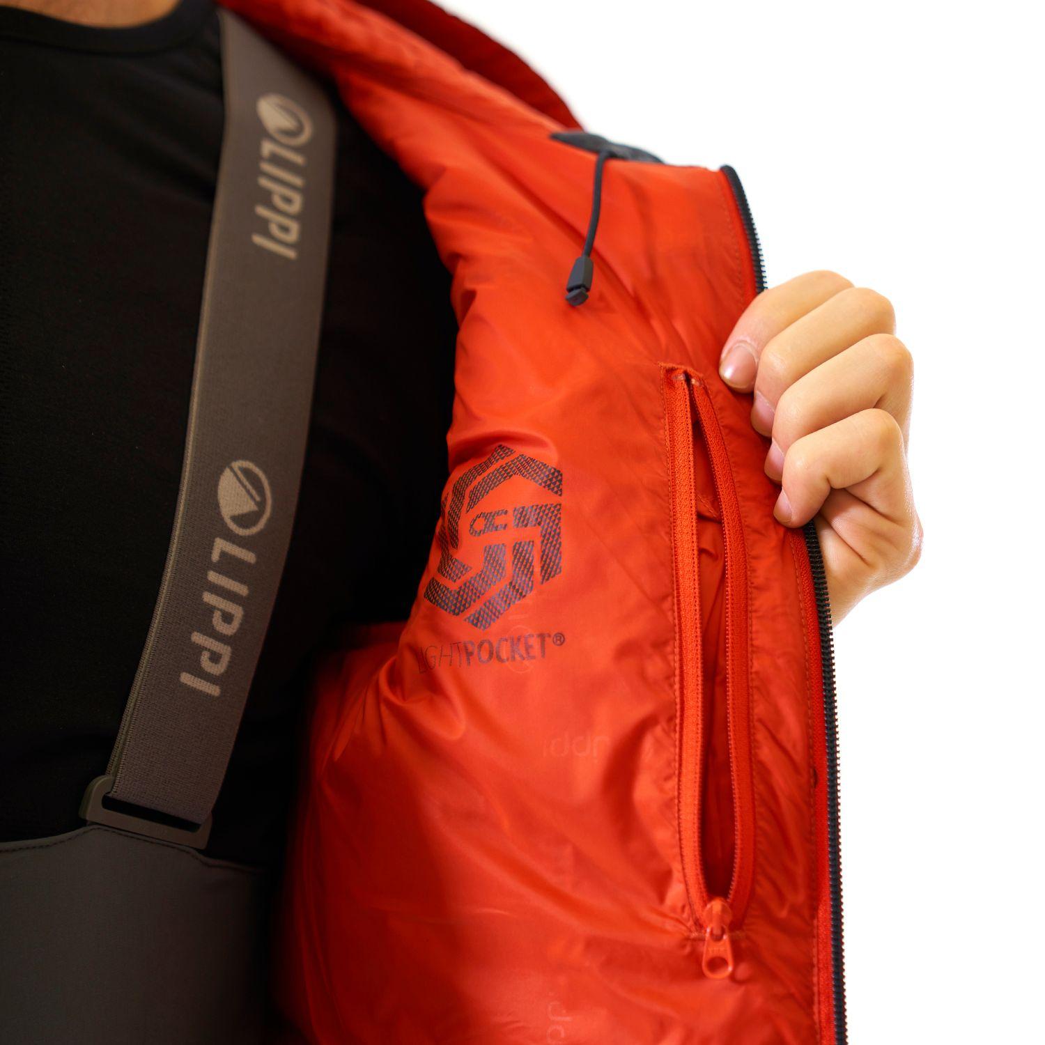 Chaqueta Hombre Bazpur Down Hoody Jacket Negro Lippi I19-9