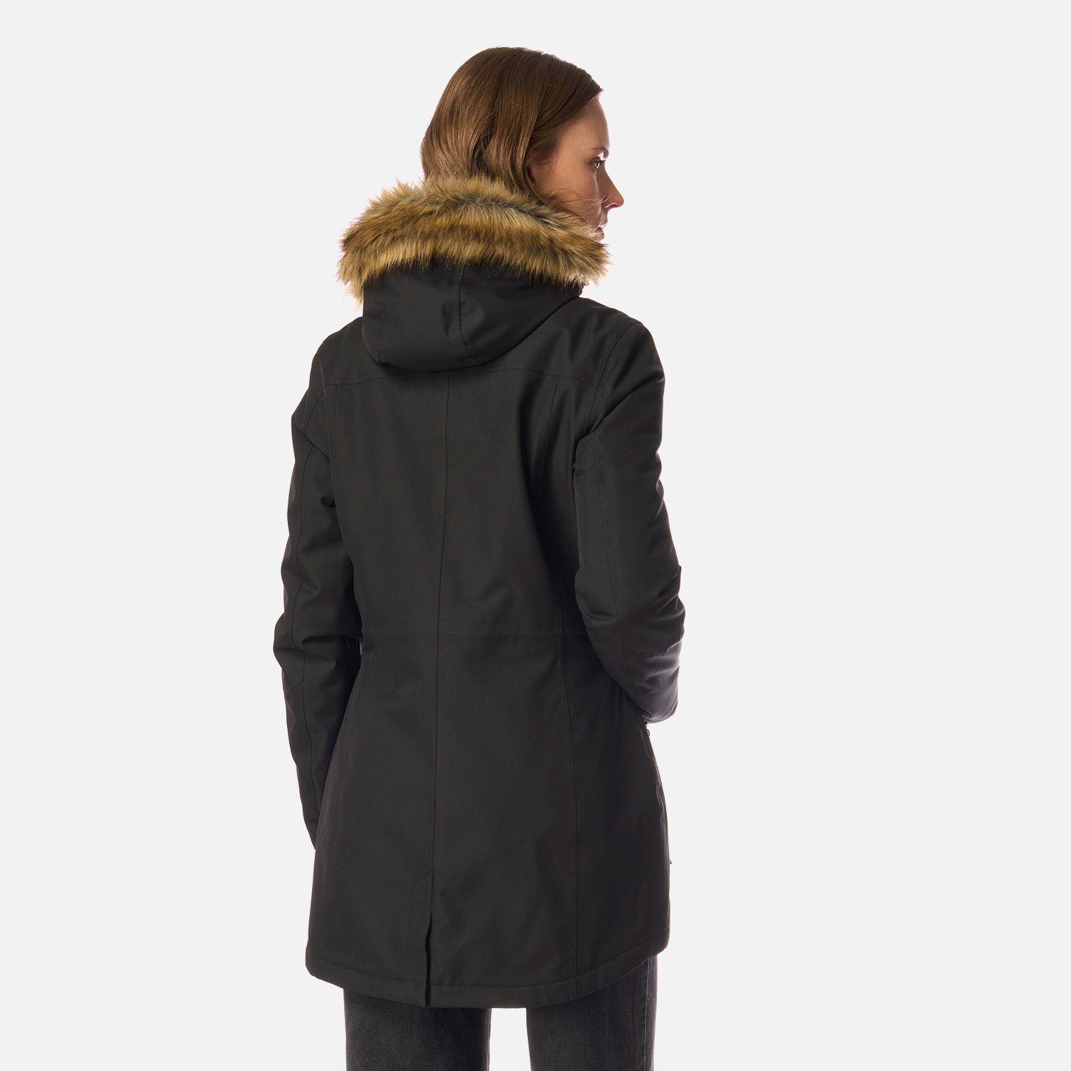 Chaqueta Mujer Roble B-Dry Hoody Jacket Melange Negro Lippi I26-2