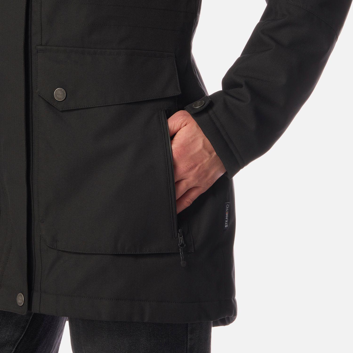 Chaqueta Mujer Roble B-Dry Hoody Jacket Melange Negro Lippi I26-7