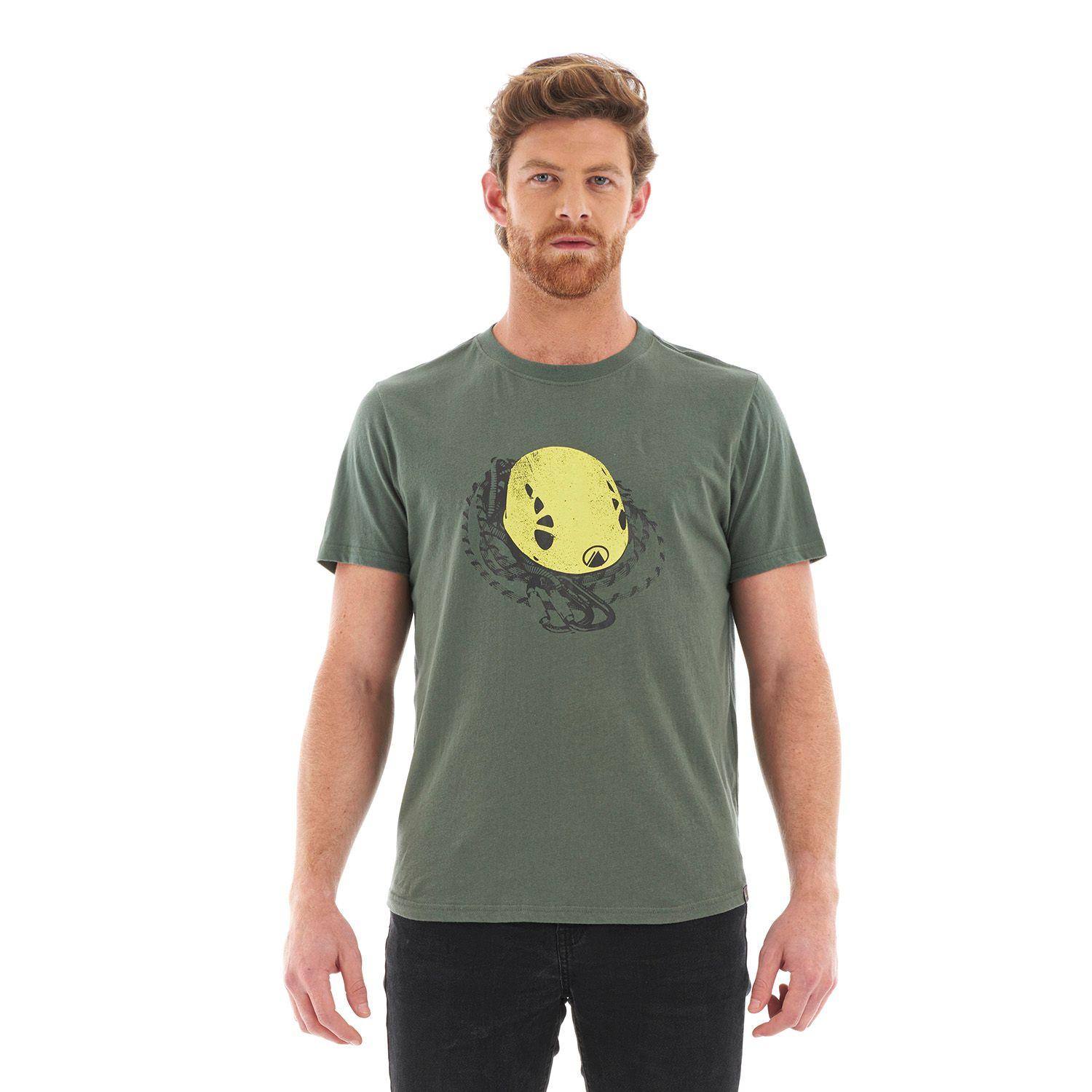 Polera Hombre Gear UV-Stop T-Shirt Verde Grisaceo Lippi-1