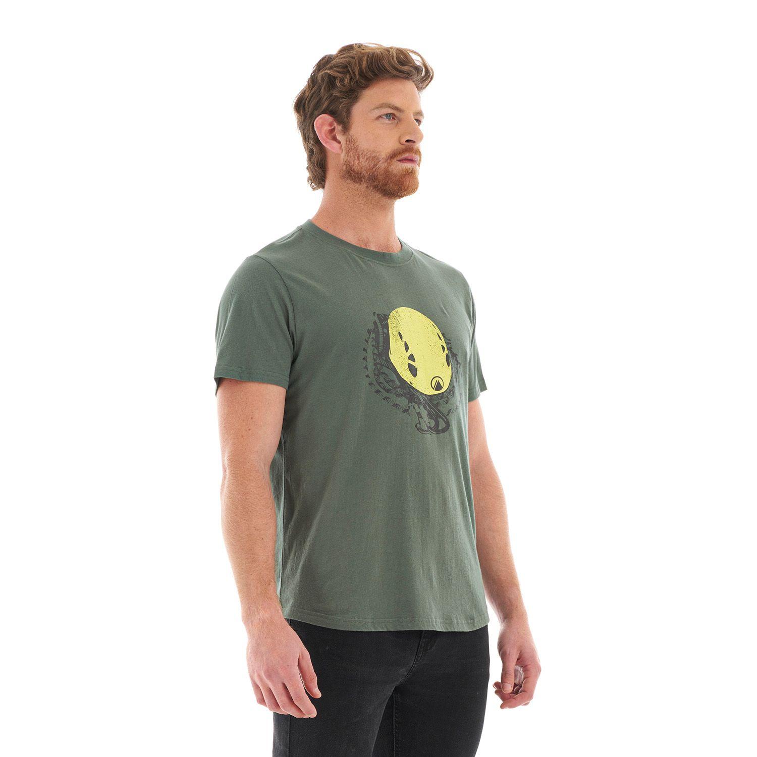 Polera Hombre Gear UV-Stop T-Shirt Verde Grisaceo Lippi-2