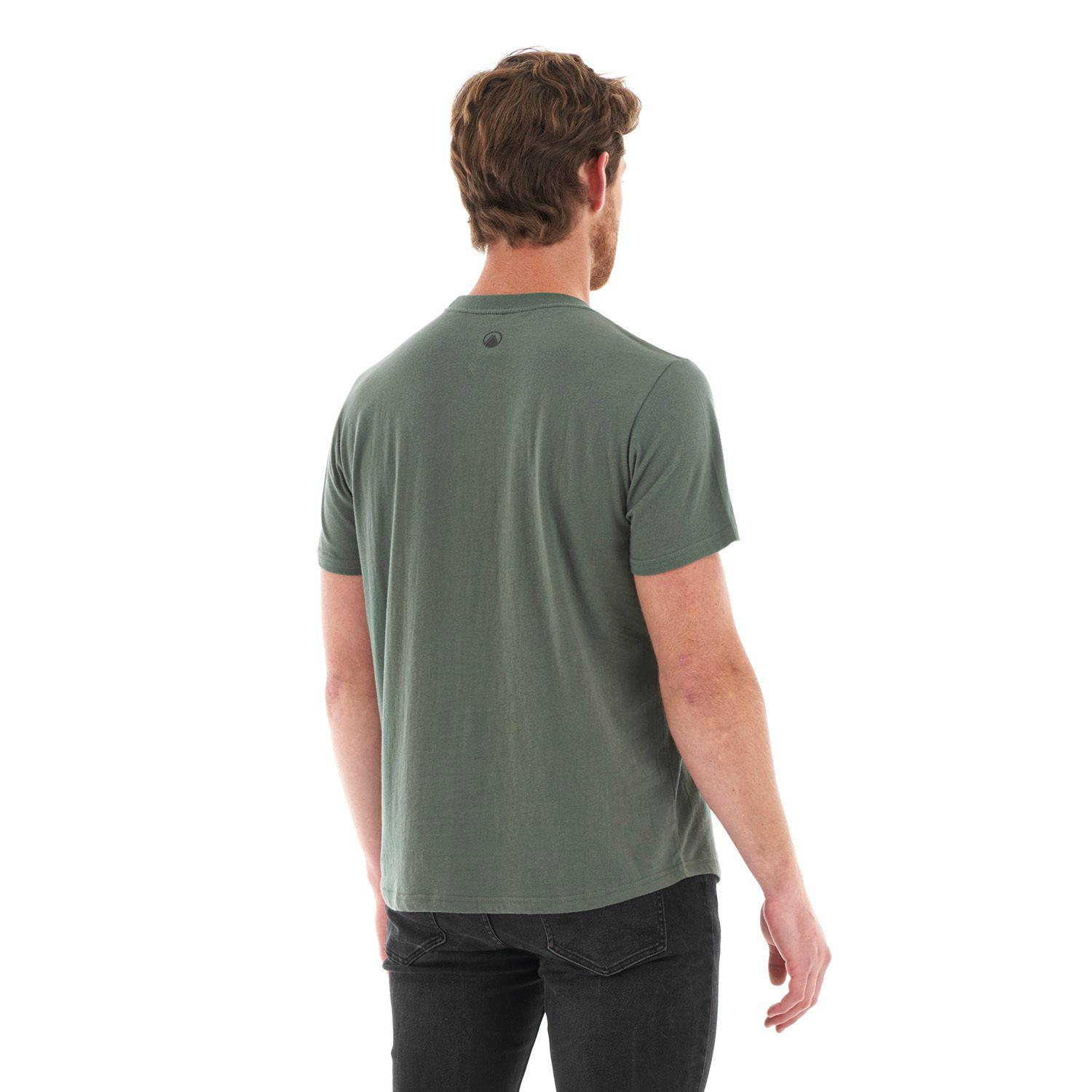 Polera Hombre Gear UV-Stop T-Shirt Verde Grisaceo Lippi-4