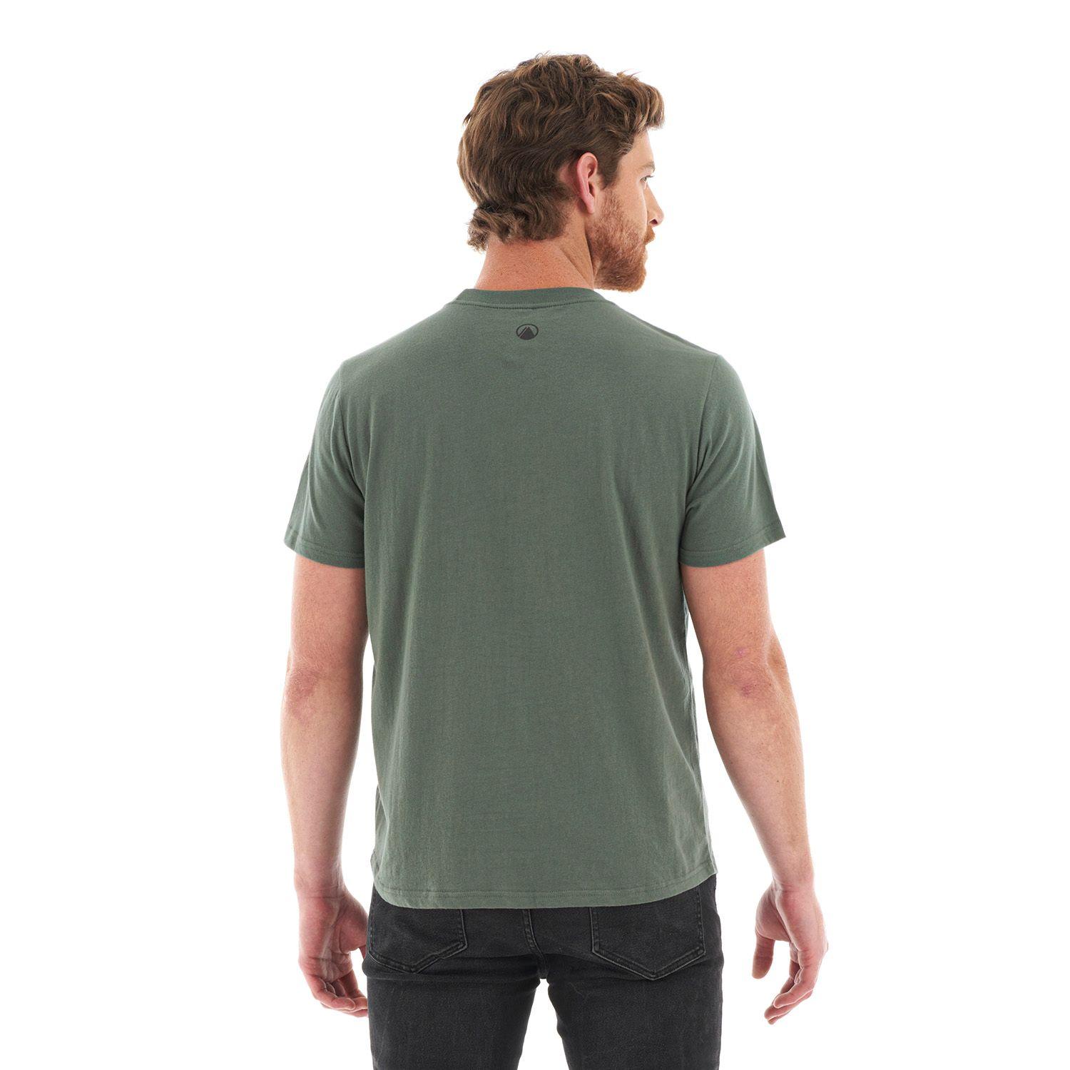 Polera Hombre Gear UV-Stop T-Shirt Verde Grisaceo Lippi-5