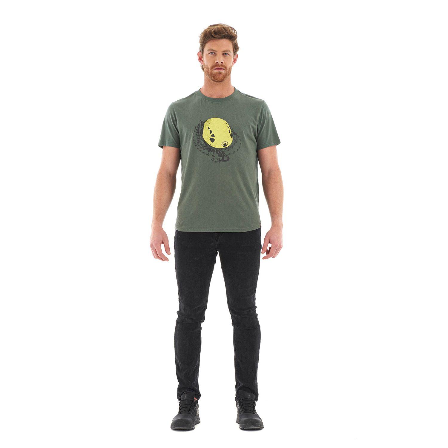 Polera Hombre Gear UV-Stop T-Shirt Verde Grisaceo Lippi-7