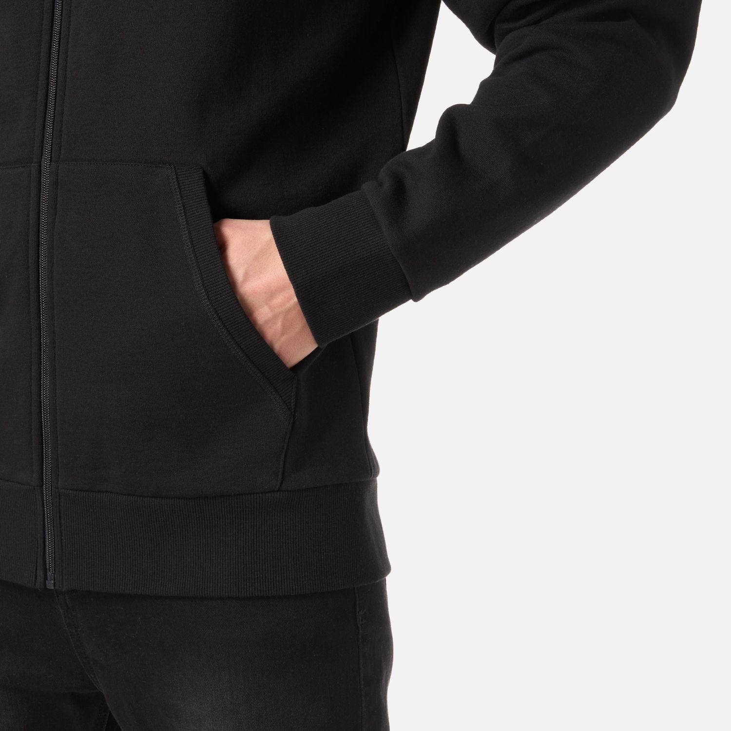 Polerón Hombre Ulmo Full Zip Hoody Sweatshirt Negro Lippi V27-4