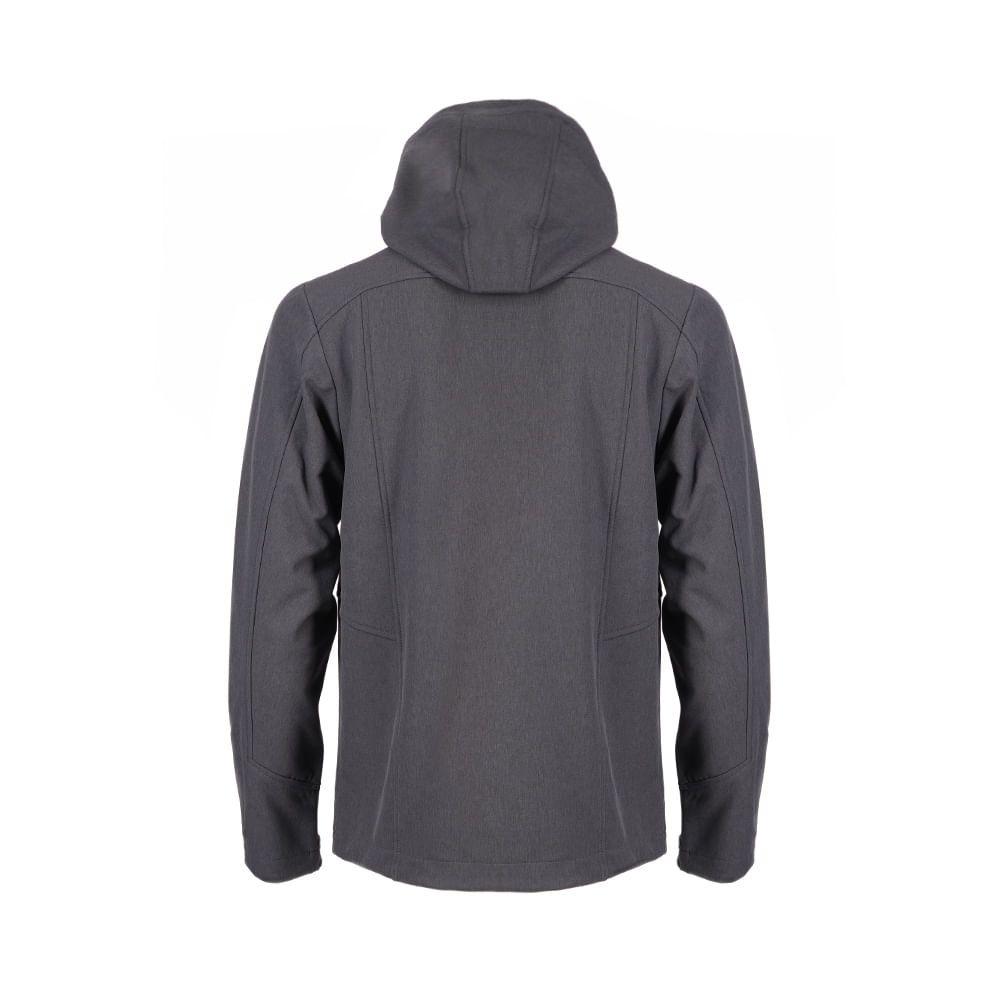 Chaqueta Hombre Macaya Softshell Hoody Jacket Melange Grafito Lippi I18-1