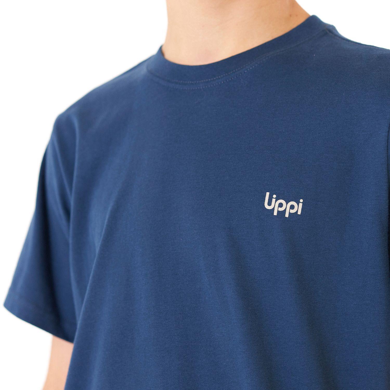 Polera Teen Boy Travel UV-Stop T-Shirt Azul Noche Lippi-4