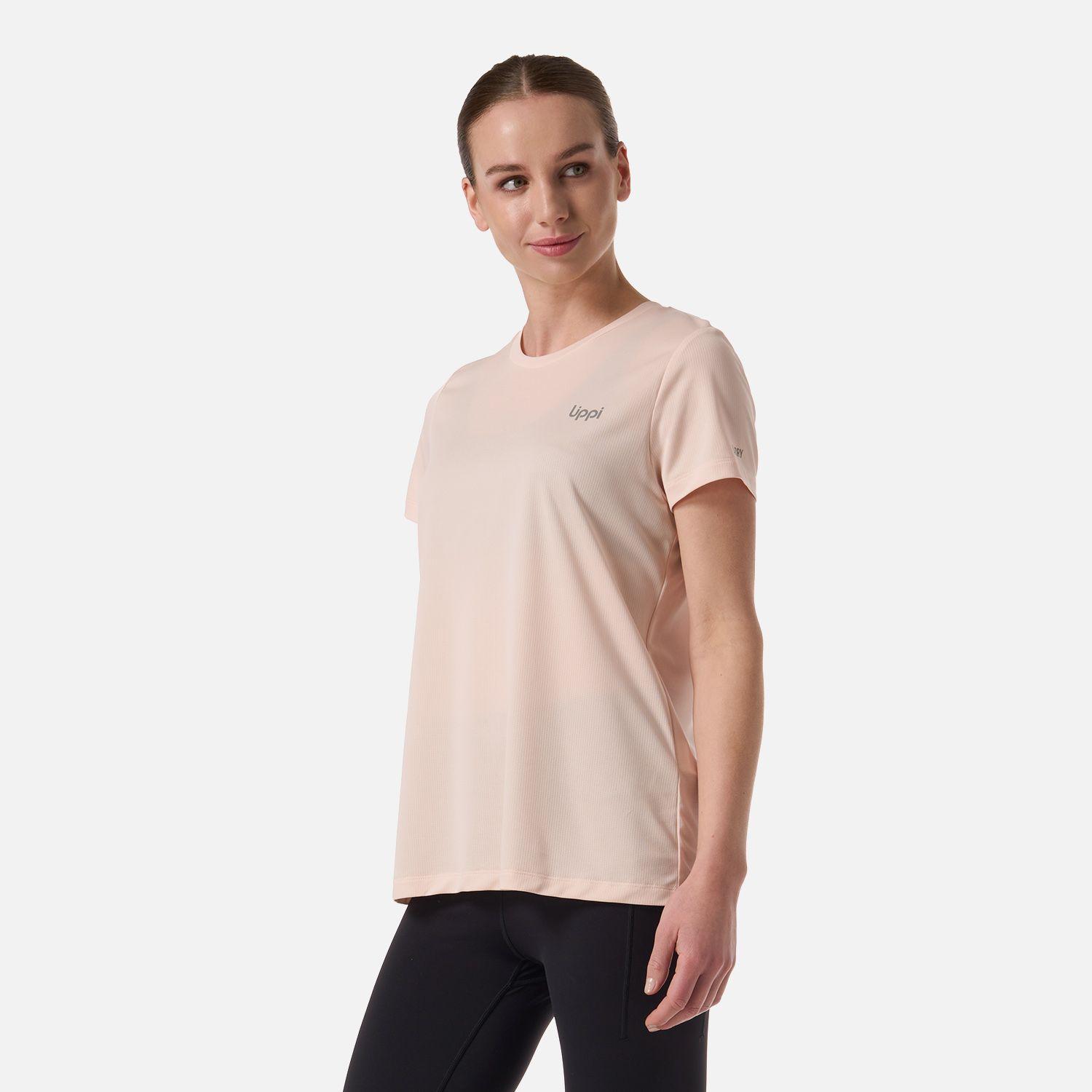Polera Mujer Core Q-Dry T-Shirt Damasco Lippi V26-1