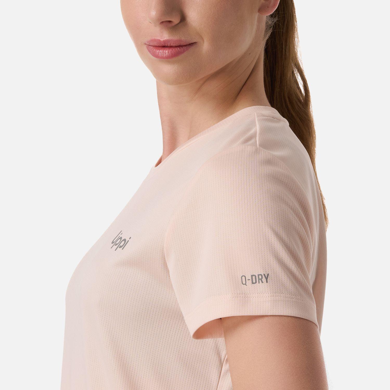 Polera Mujer Core Q-Dry T-Shirt Damasco Lippi V26-4