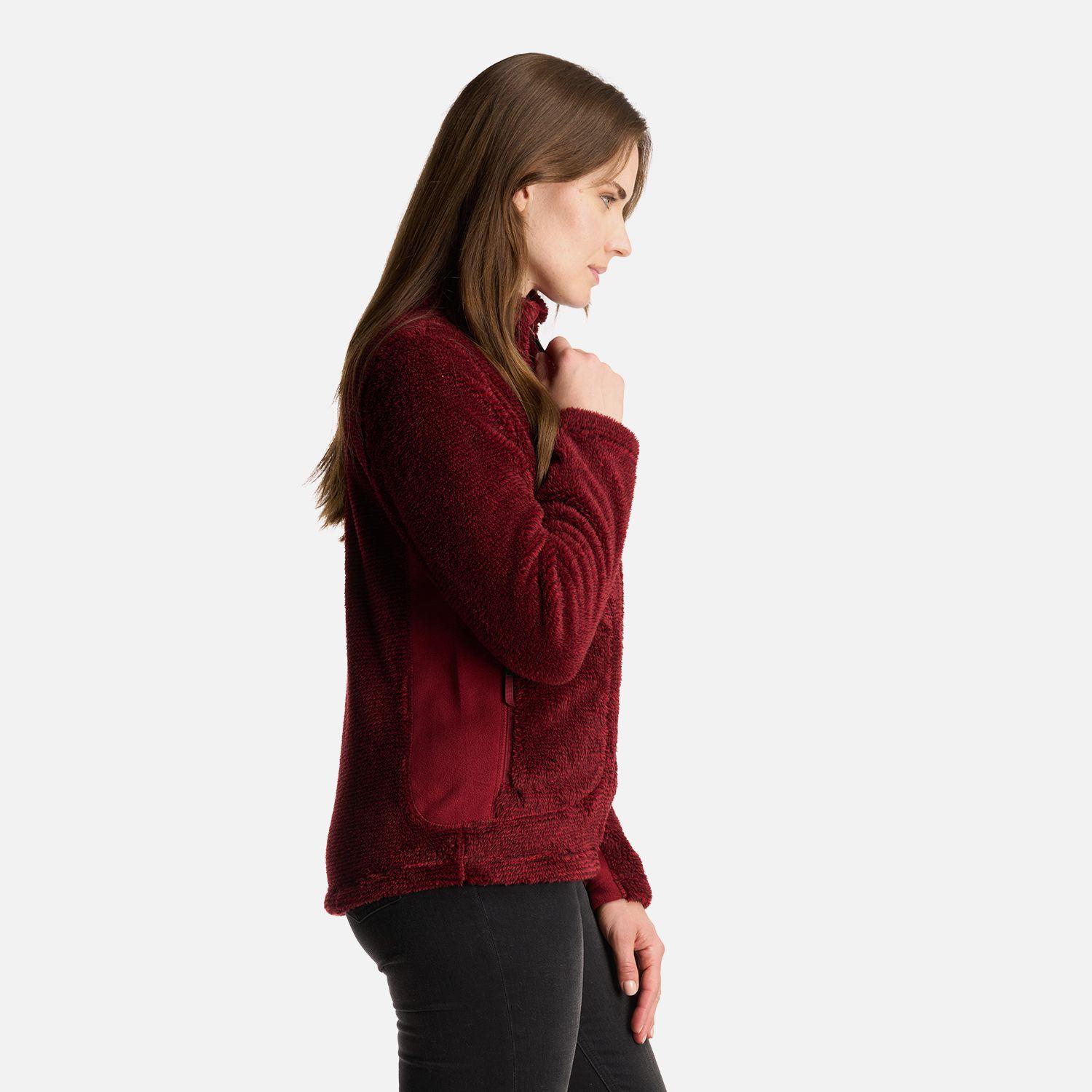 Chaqueta Mujer Ferret Shaggy-Pro Jacket Burdeo Lippi-3