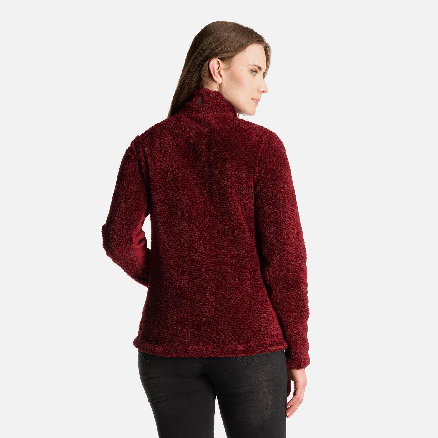 Chaqueta Mujer Ferret Shaggy-Pro Jacket Burdeo Lippi-4