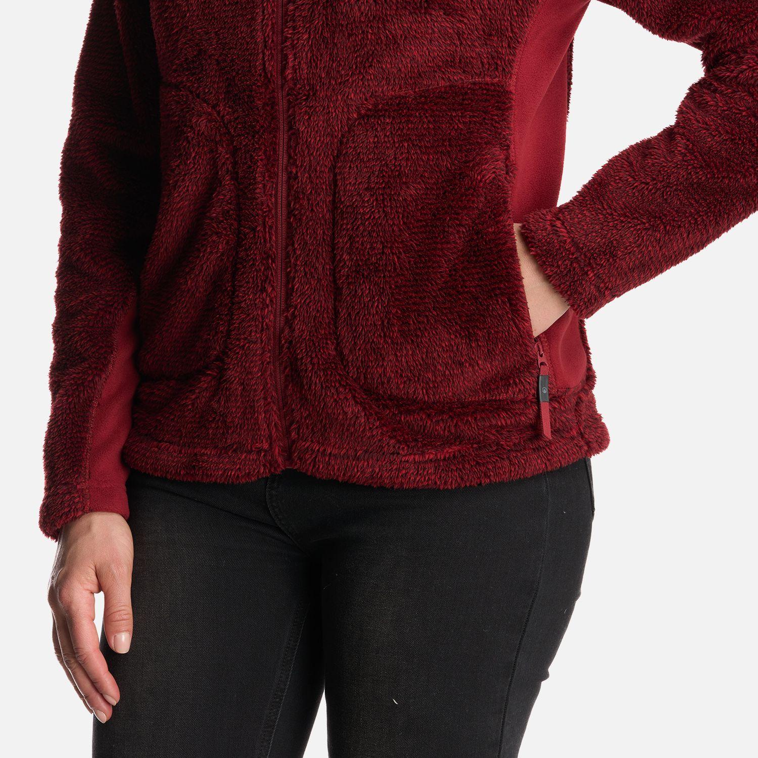Chaqueta Mujer Ferret Shaggy-Pro Jacket Burdeo Lippi-5