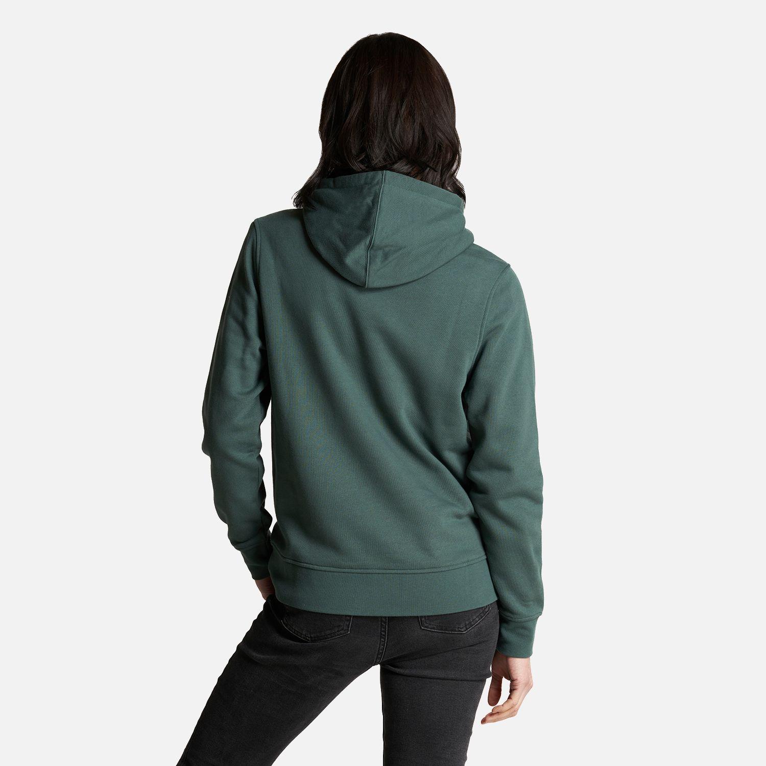 Poleron Mujer Insigne Hoody Sweatshirt Verde Botella Lippi-3